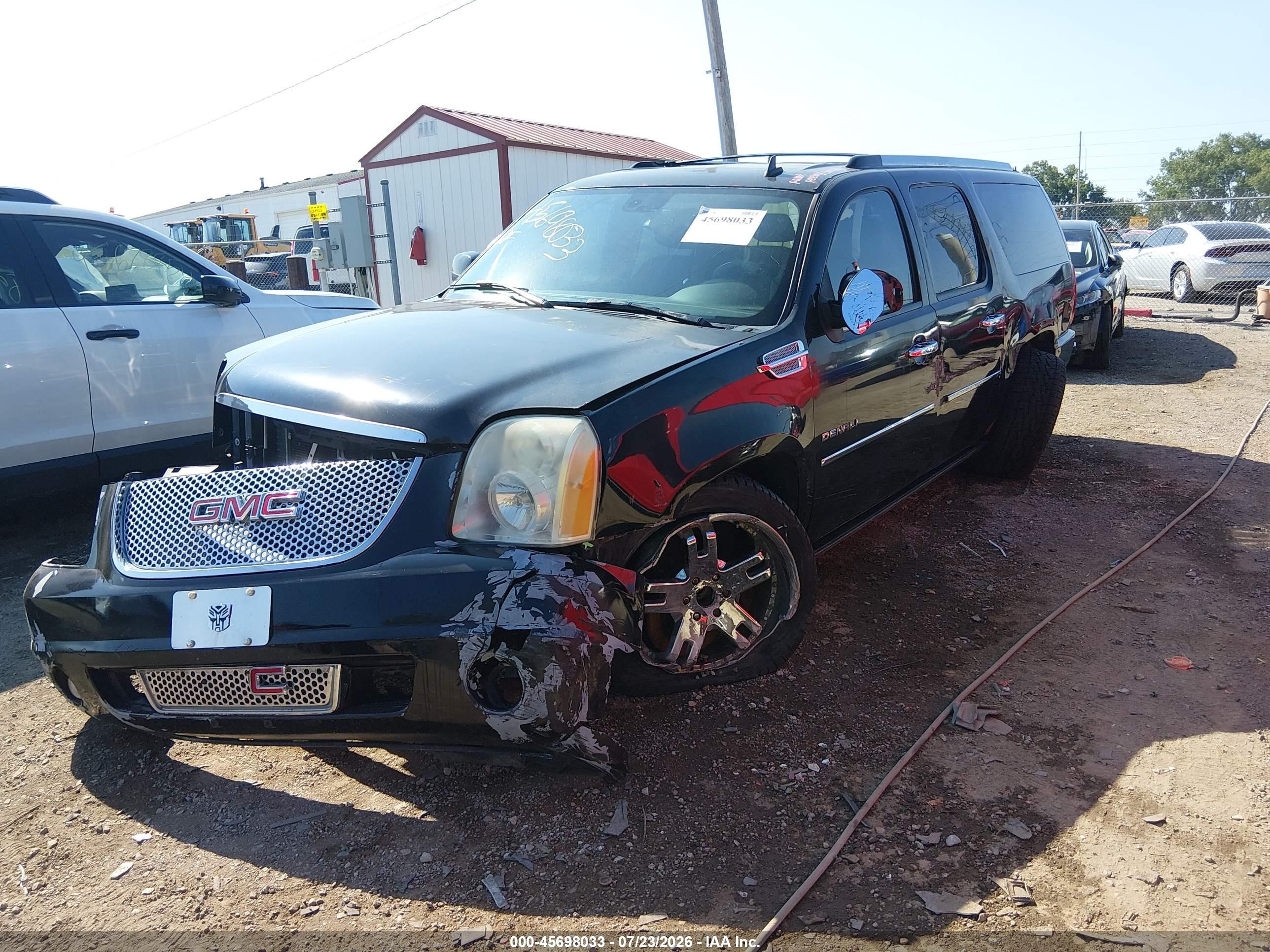 2007 Gmc Yukon Xl Denali Denali Black vin: 1GKFK66897J263732