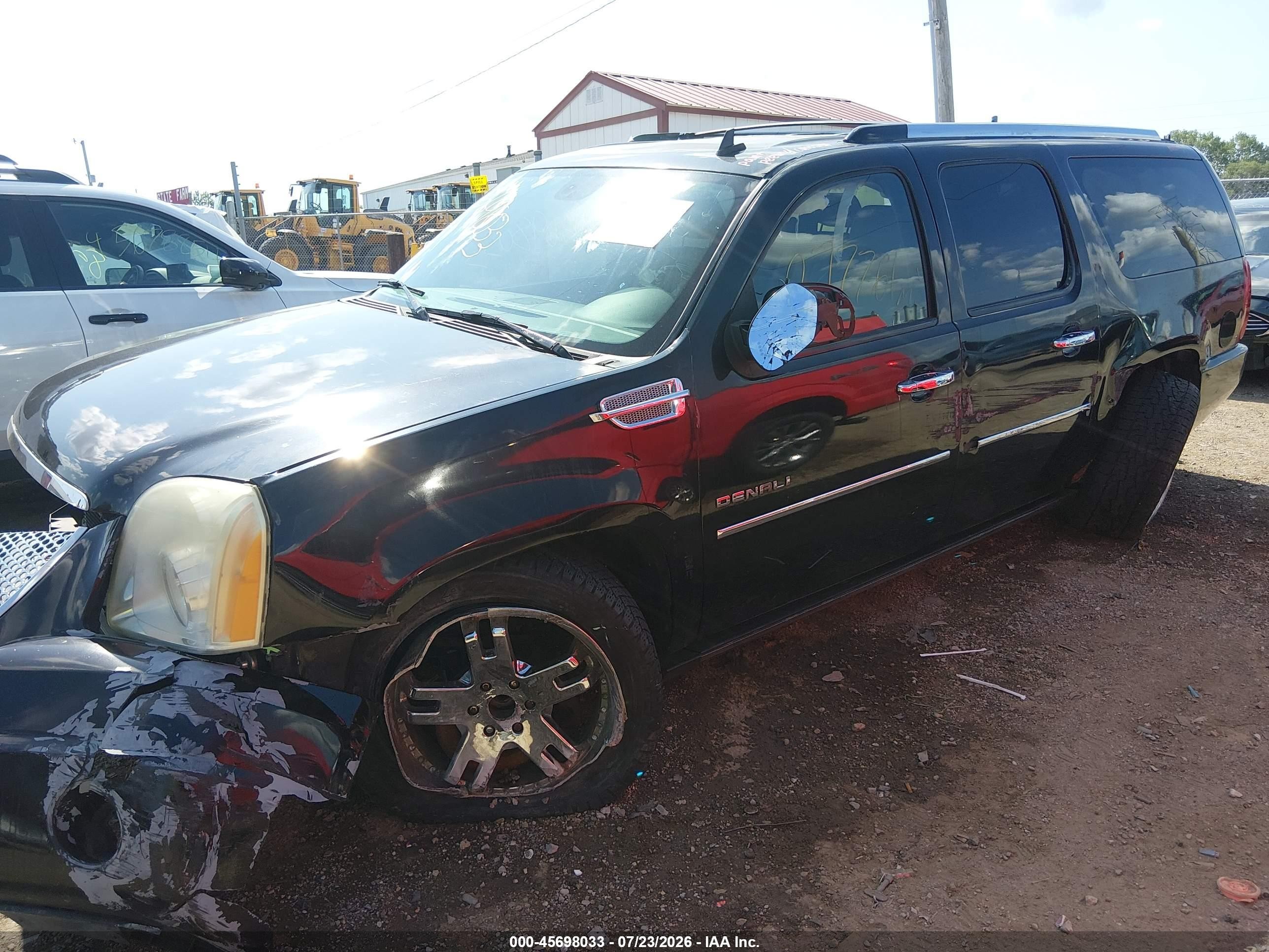 2007 Gmc Yukon Xl Denali Denali Black vin: 1GKFK66897J263732