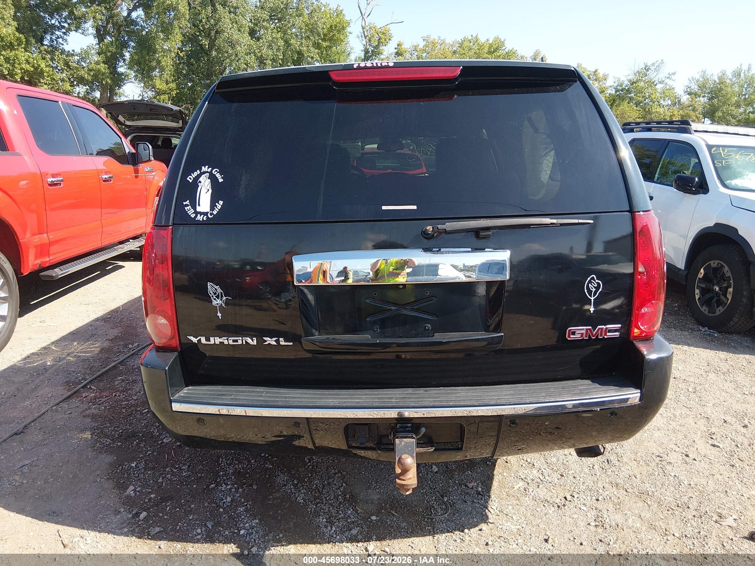 2007 Gmc Yukon Xl Denali Denali Black vin: 1GKFK66897J263732