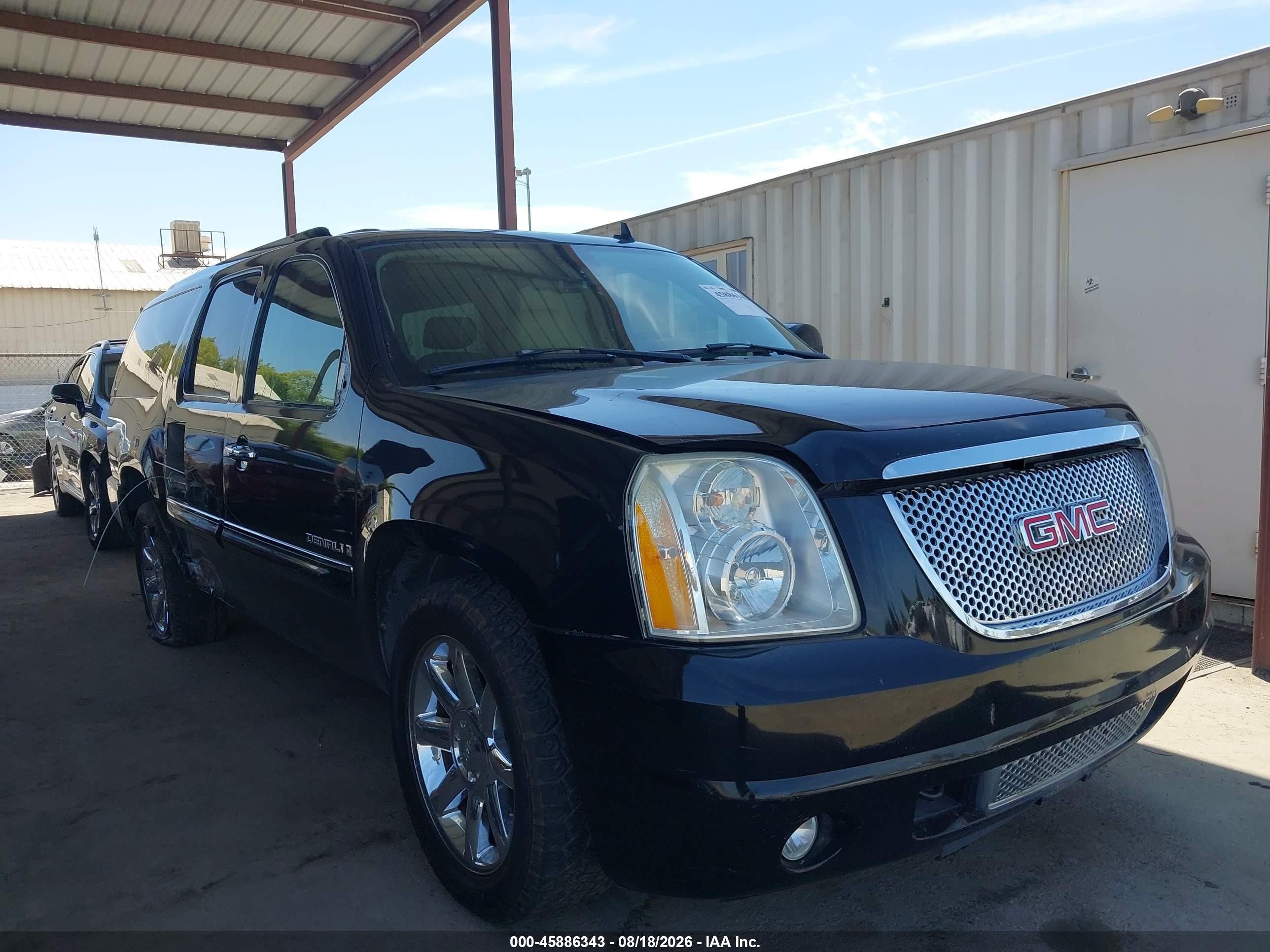 2007 Gmc Yukon Xl Denali Denali Black vin: 1GKFK668X7J150212