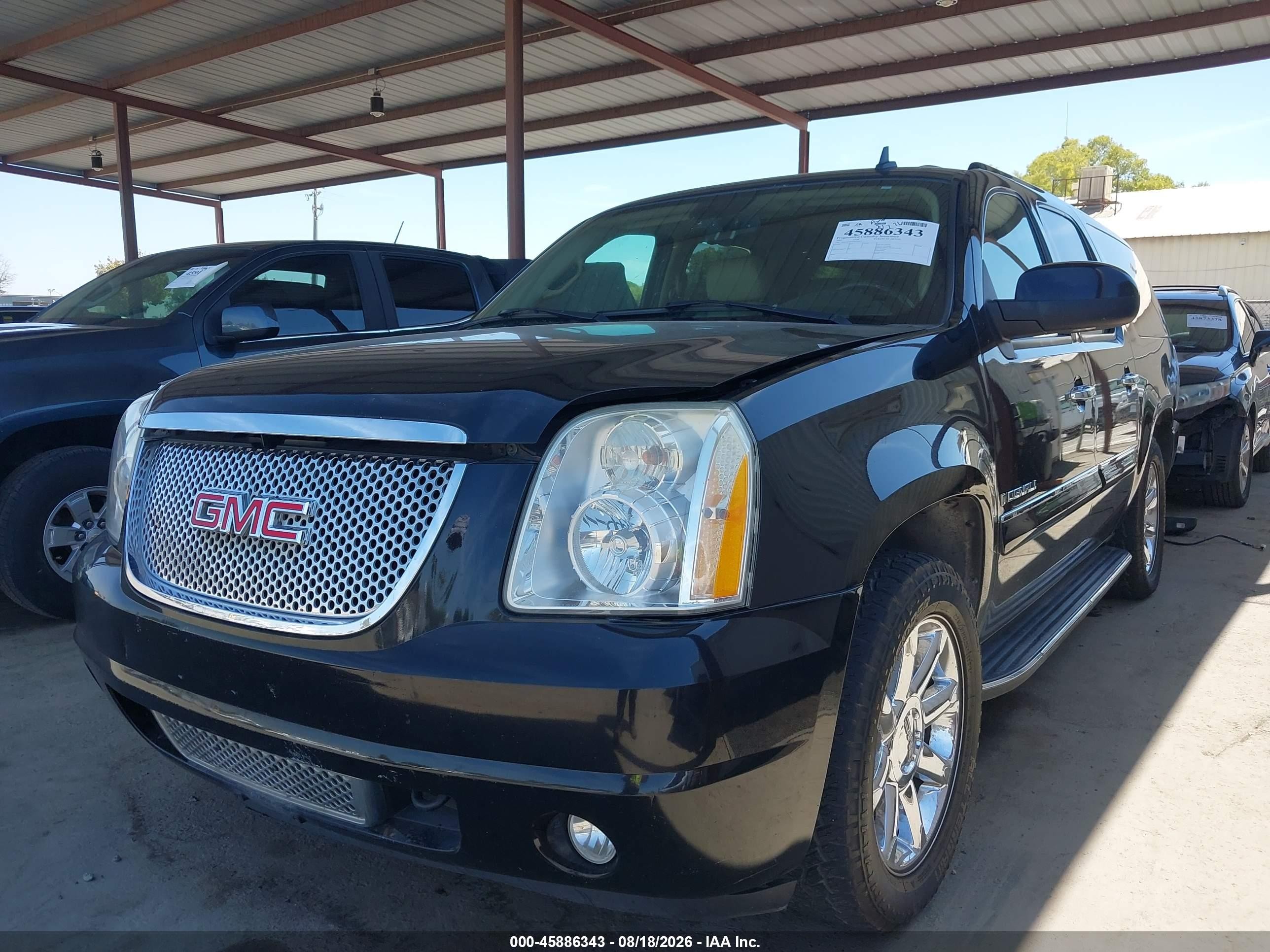 2007 Gmc Yukon Xl Denali Denali Black vin: 1GKFK668X7J150212