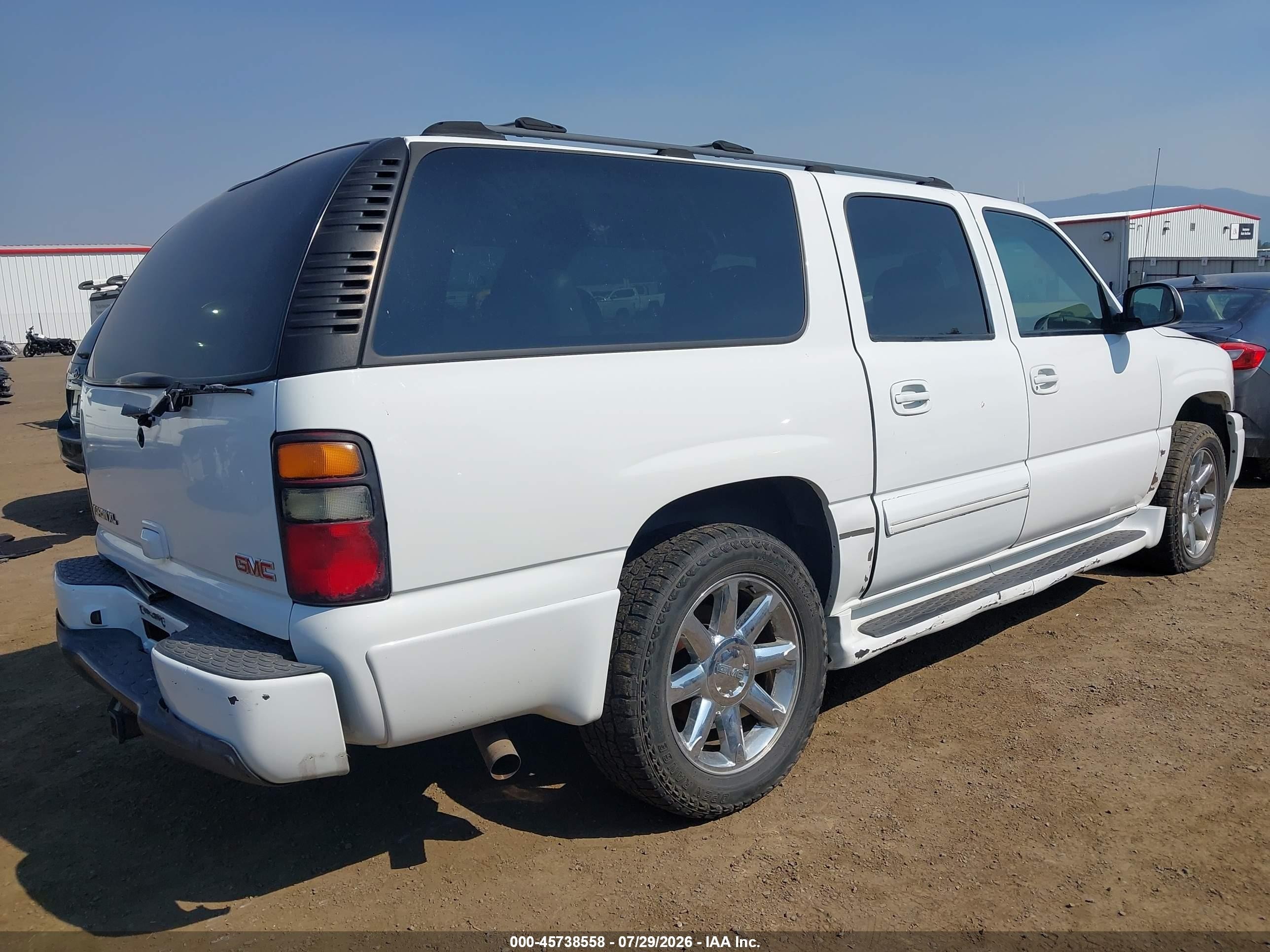 2003 Gmc Yukon Xl 1500 Denali White vin: 1GKFK66U03J335246