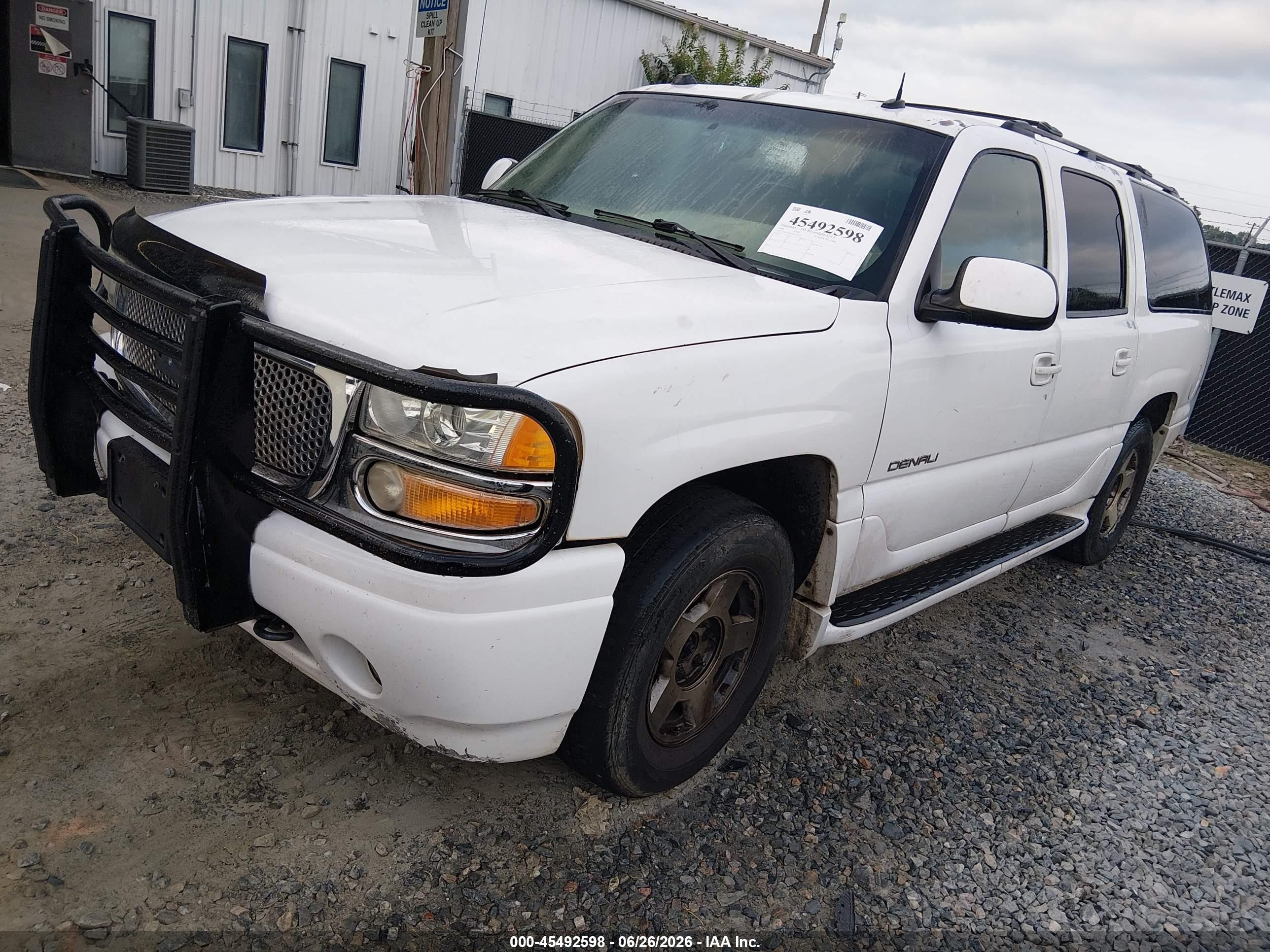 2004 Gmc Yukon Xl 1500 Denali White vin: 1GKFK66U04J145075