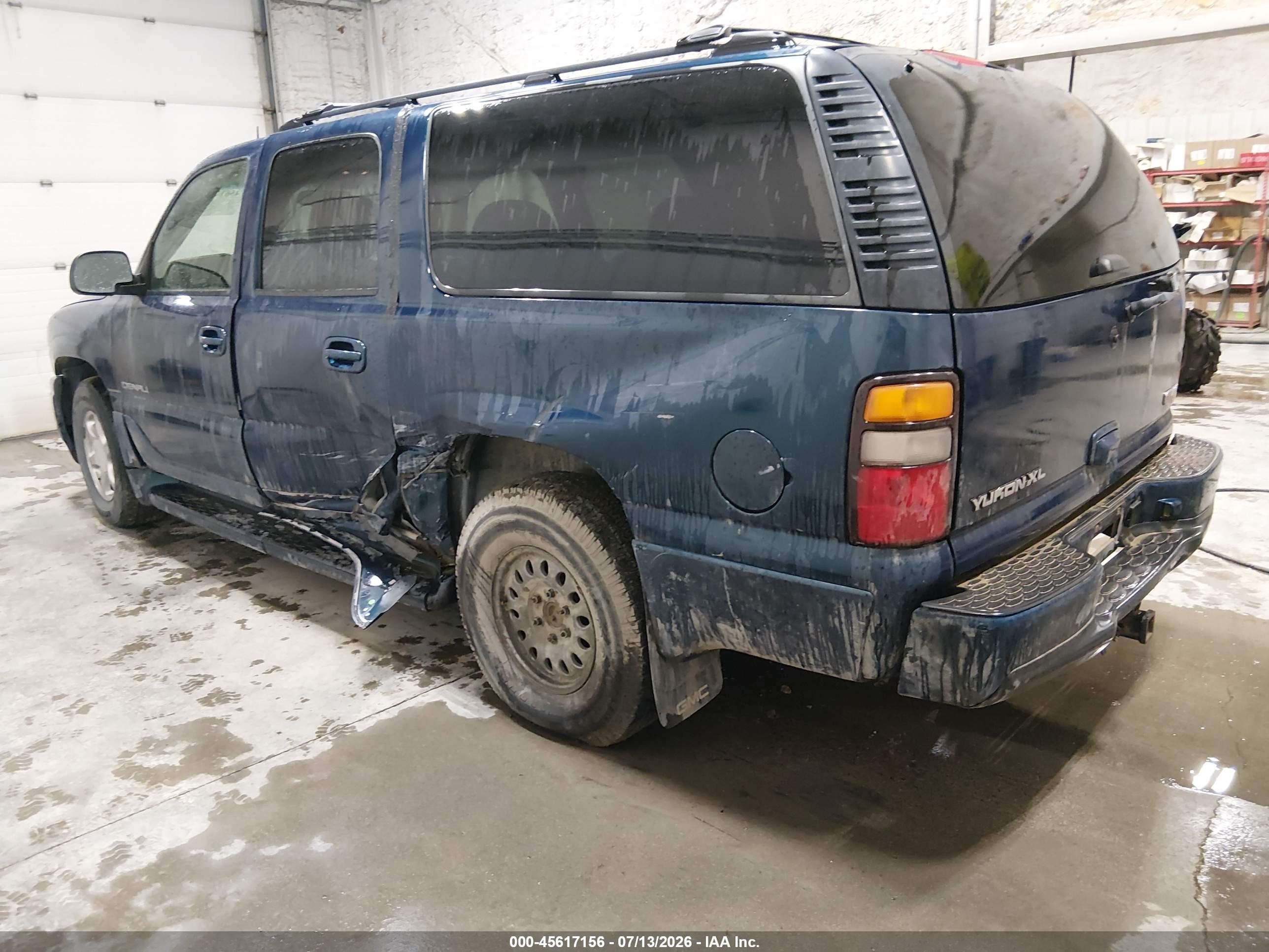 2005 Gmc Yukon Xl 1500 Denali Blue vin: 1GKFK66U05J130464