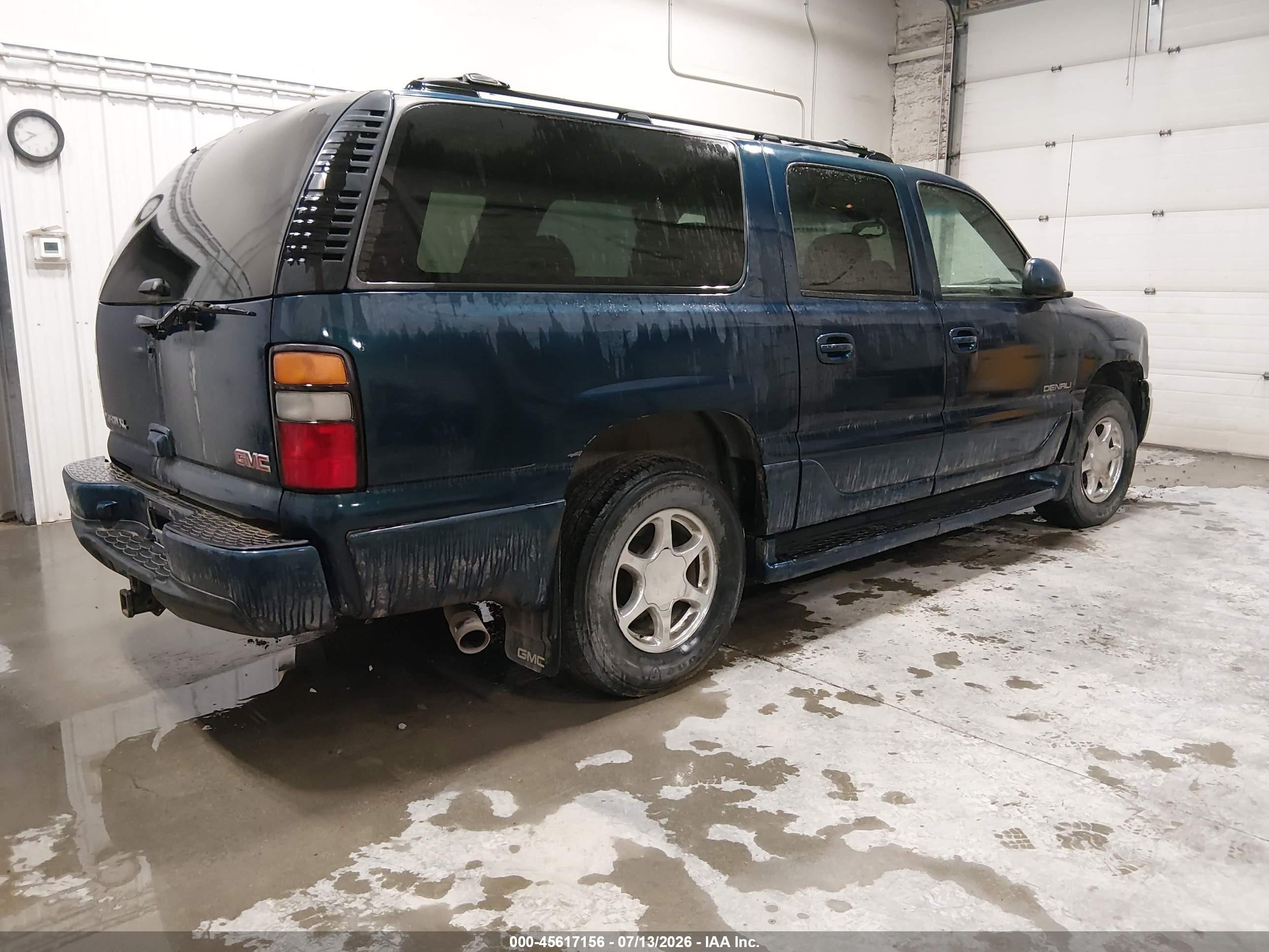2005 Gmc Yukon Xl 1500 Denali Blue vin: 1GKFK66U05J130464