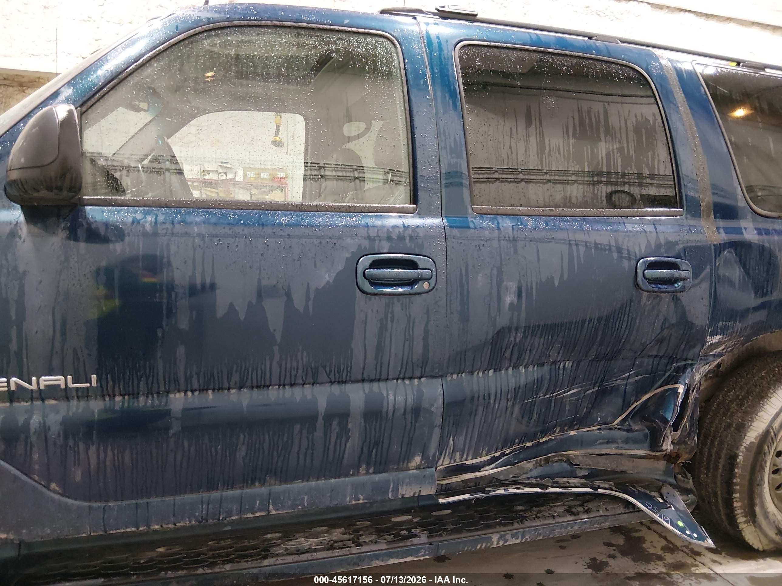 2005 Gmc Yukon Xl 1500 Denali Blue vin: 1GKFK66U05J130464