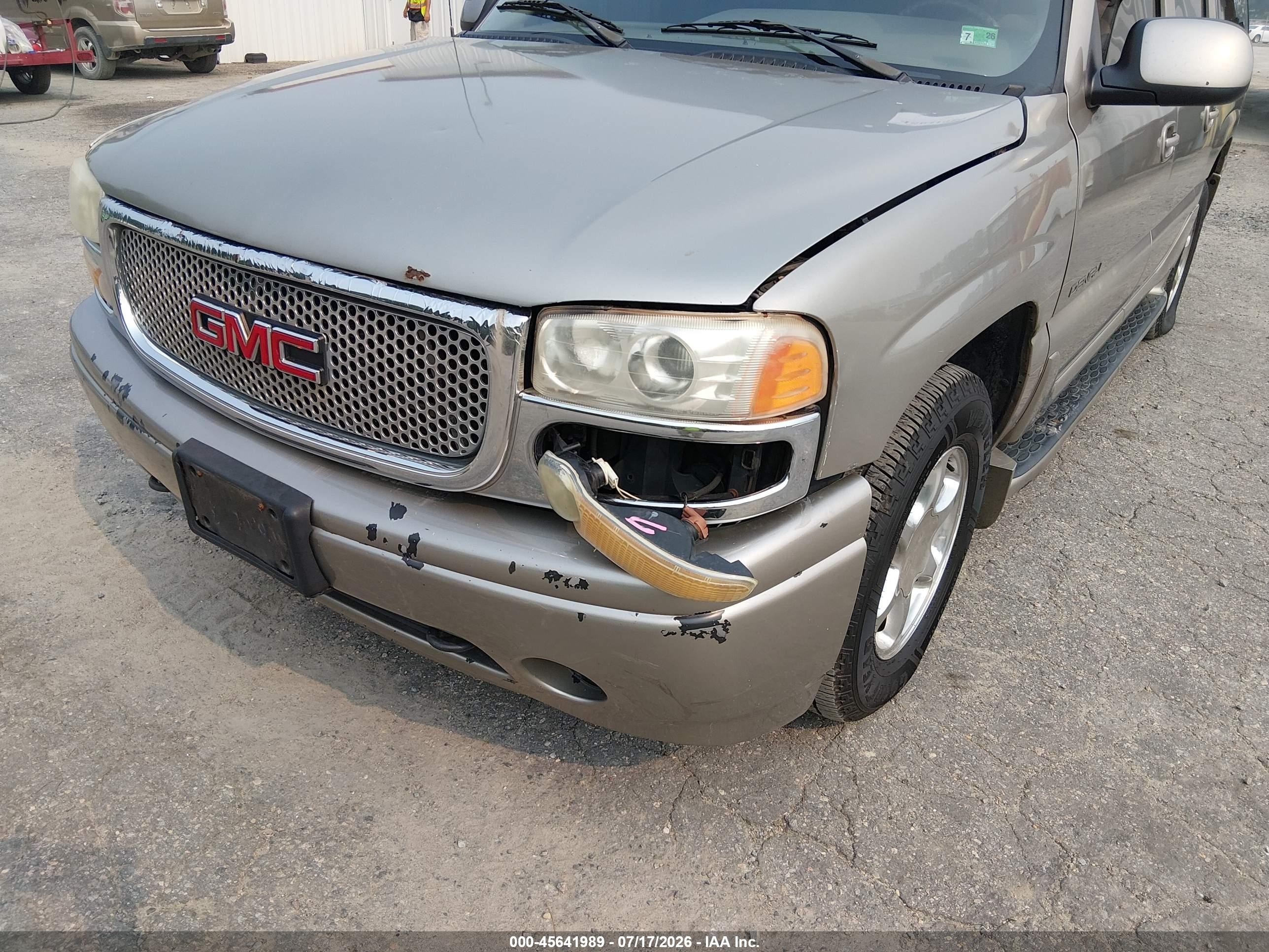 2002 Gmc Yukon Xl 1500 Denali Gray vin: 1GKFK66U12J158298