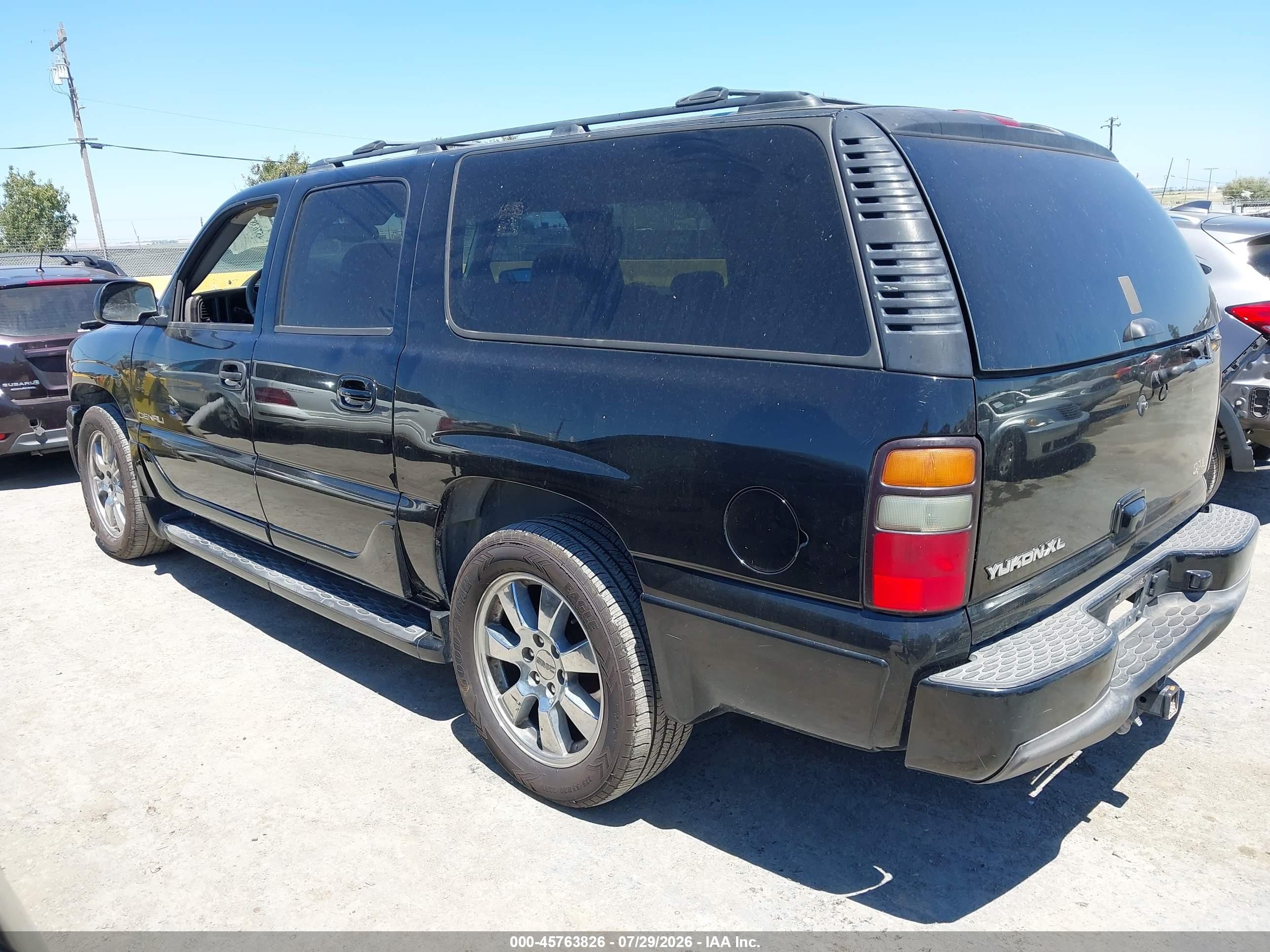 2006 Gmc Yukon Xl 1500 Denali Черный vin: 1GKFK66U16J136100