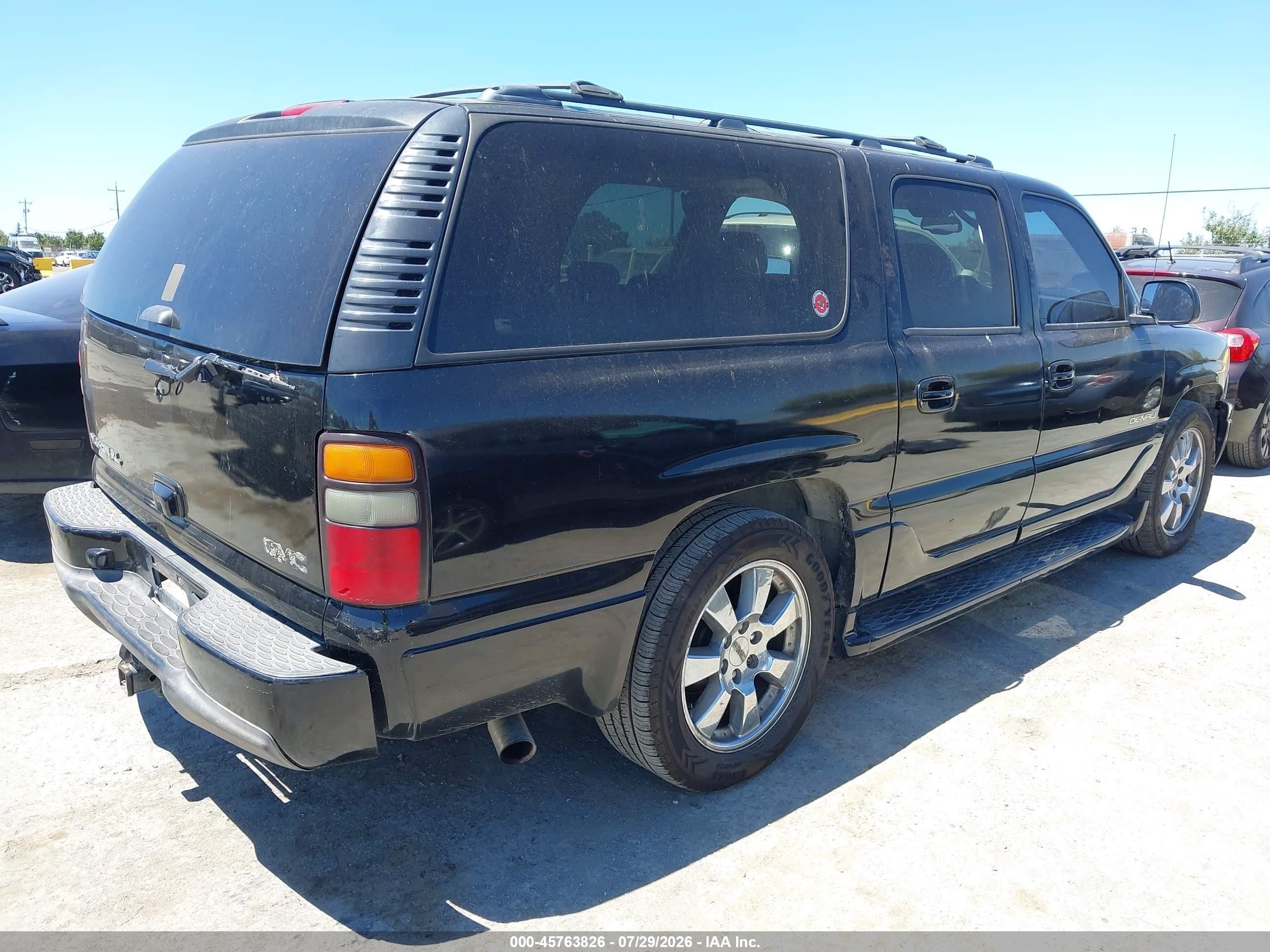 2006 Gmc Yukon Xl 1500 Denali Черный vin: 1GKFK66U16J136100