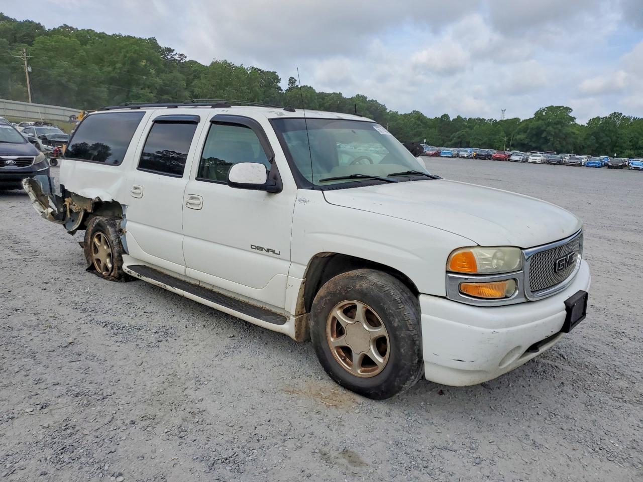 2003 Gmc Yukon Xl Denali White vin: 1GKFK66U23J142452