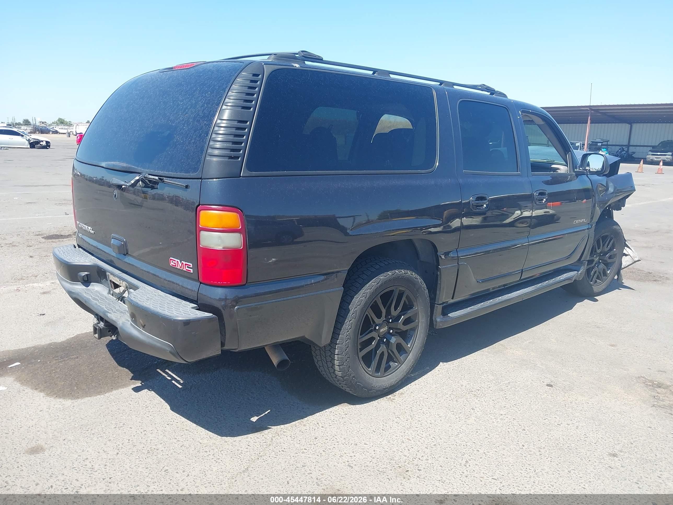 2003 Gmc Yukon Xl 1500 Denali Black vin: 1GKFK66U23J337578