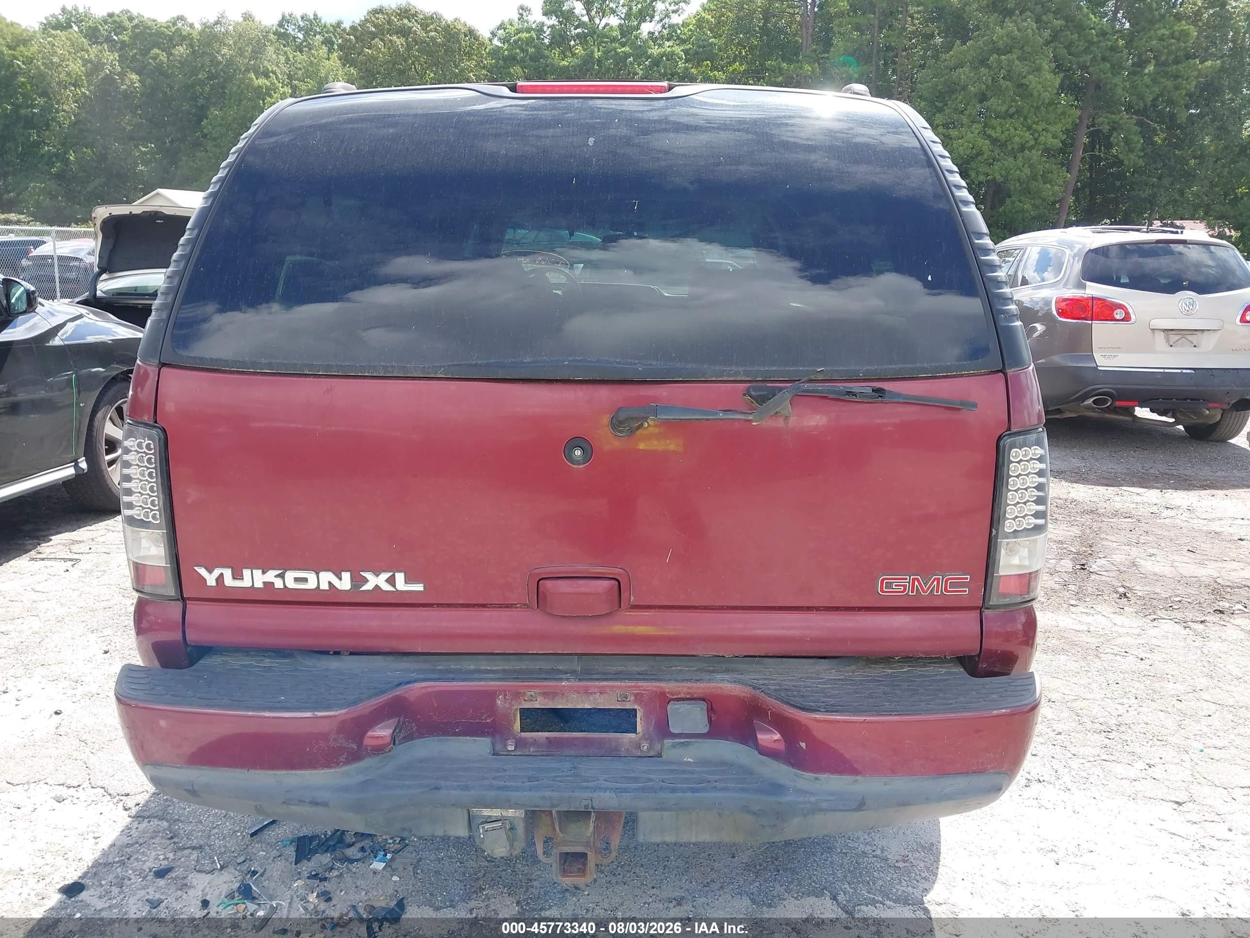 2001 Gmc Yukon Xl 1500 Denali Бордовый vin: 1GKFK66U41J301758