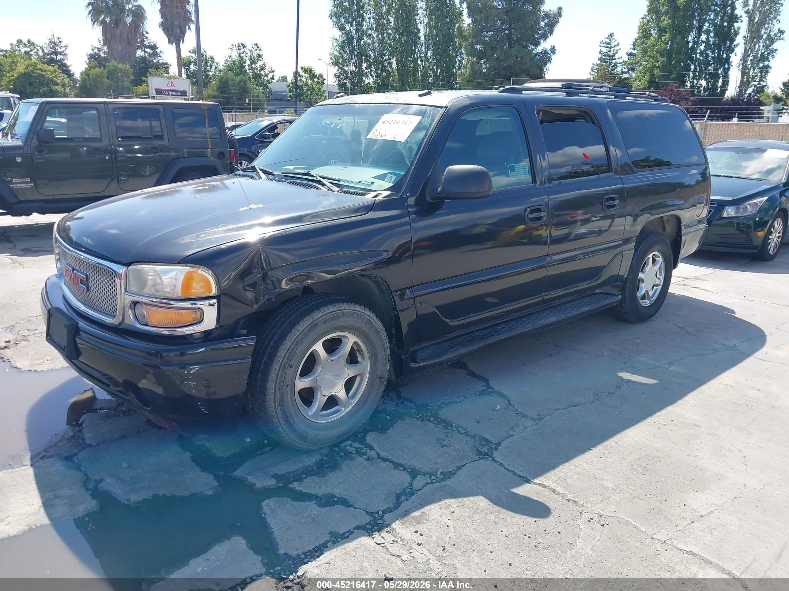 2003 Gmc Yukon Xl 1500 Denali Black vin: 1GKFK66U43J322161