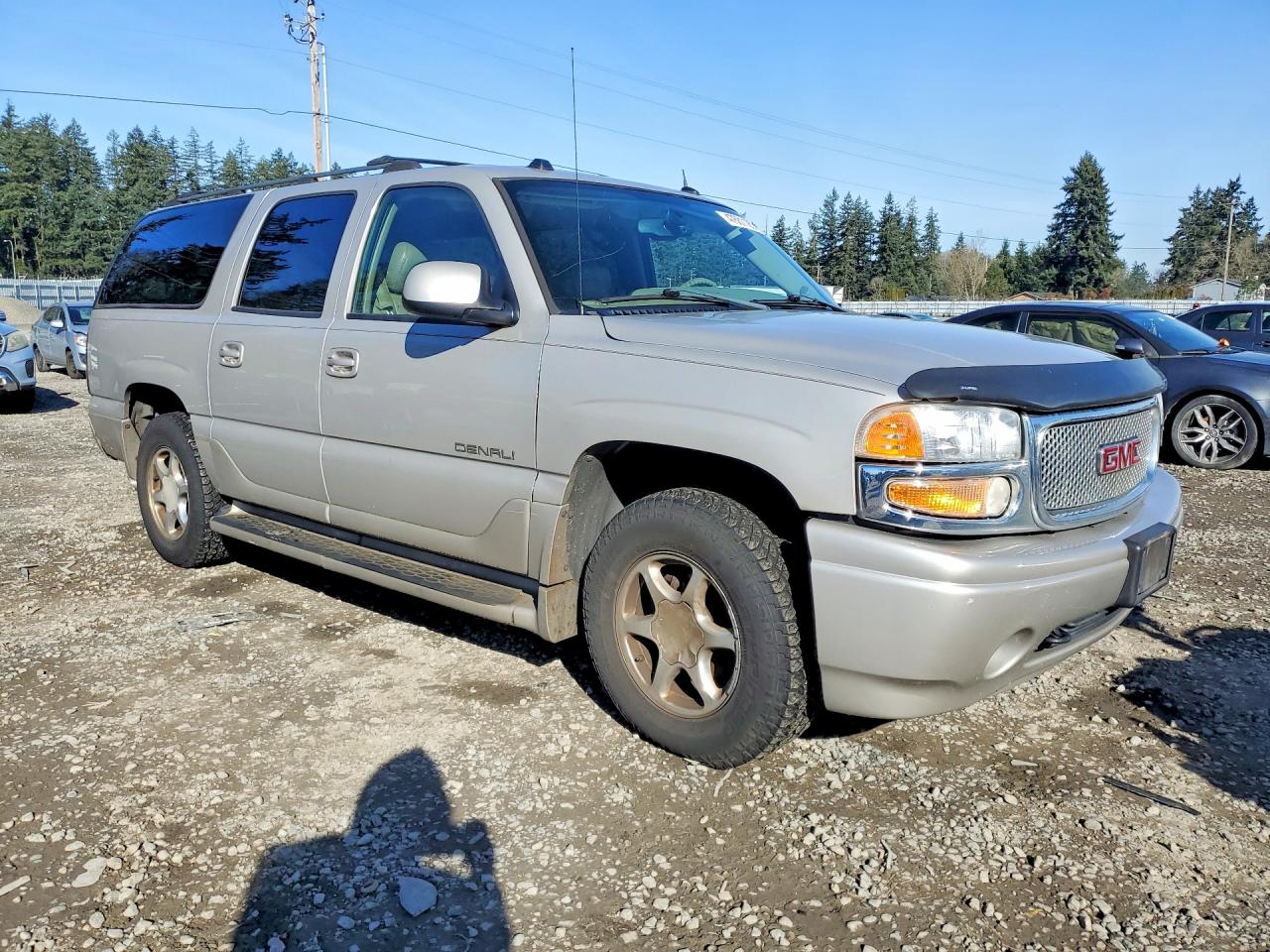2005 Gmc Yukon Xl Denali Silver vin: 1GKFK66U45J216263