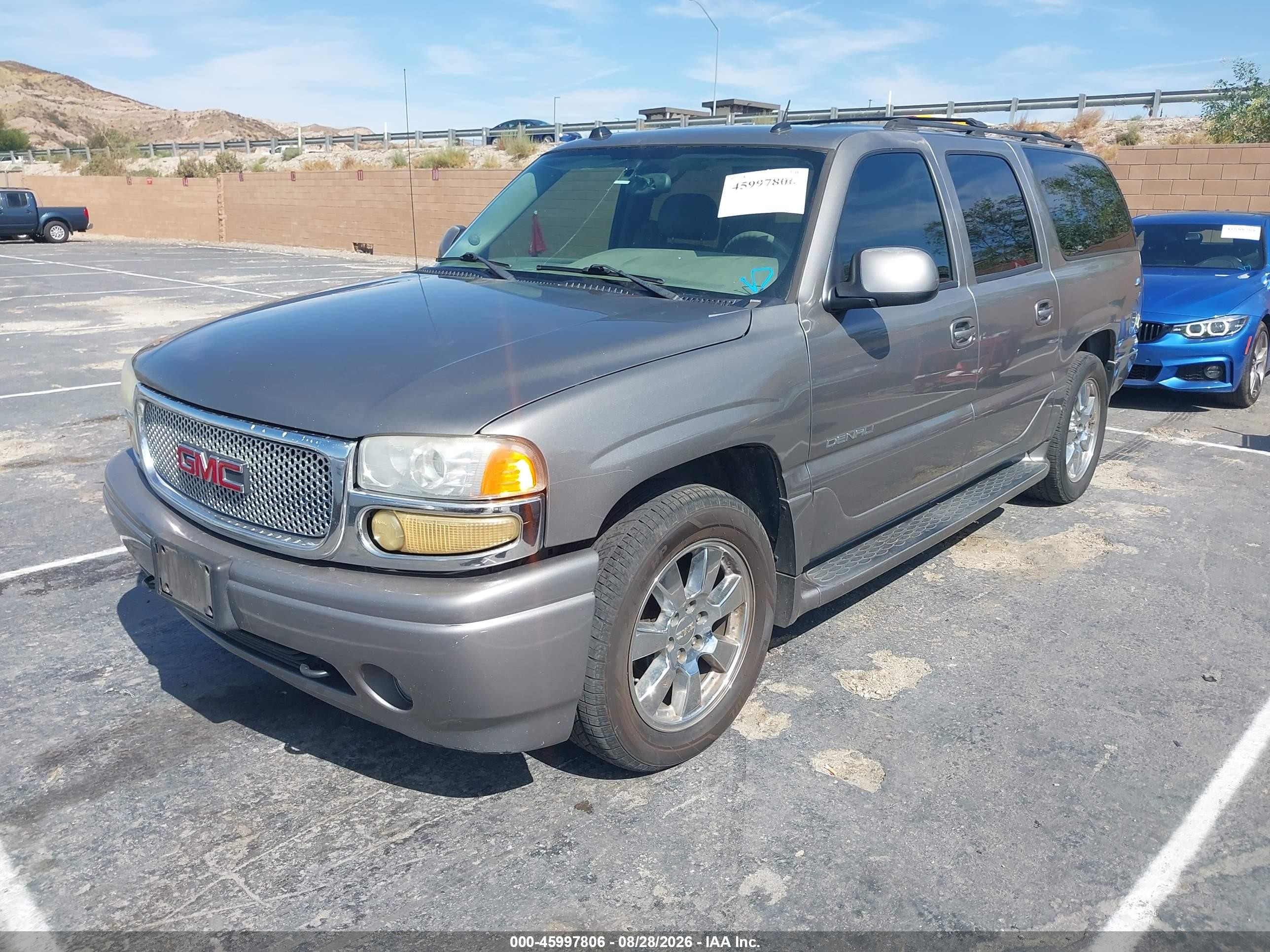 2005 Gmc Yukon Xl 1500 Denali Gray vin: 1GKFK66U45J216814