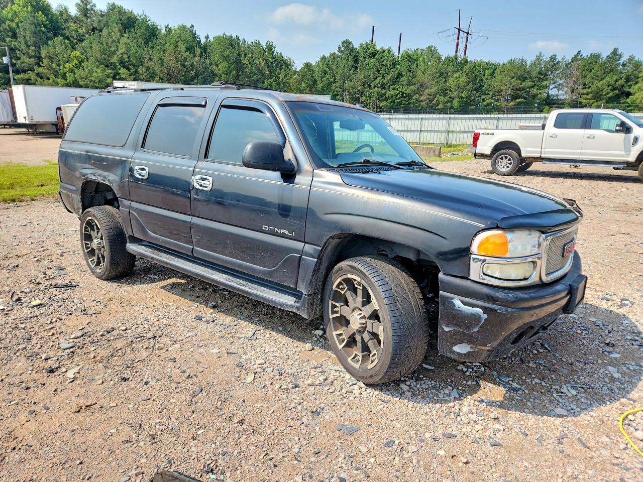 2002 Gmc Denali Xl K1500 Black vin: 1GKFK66U52J282381