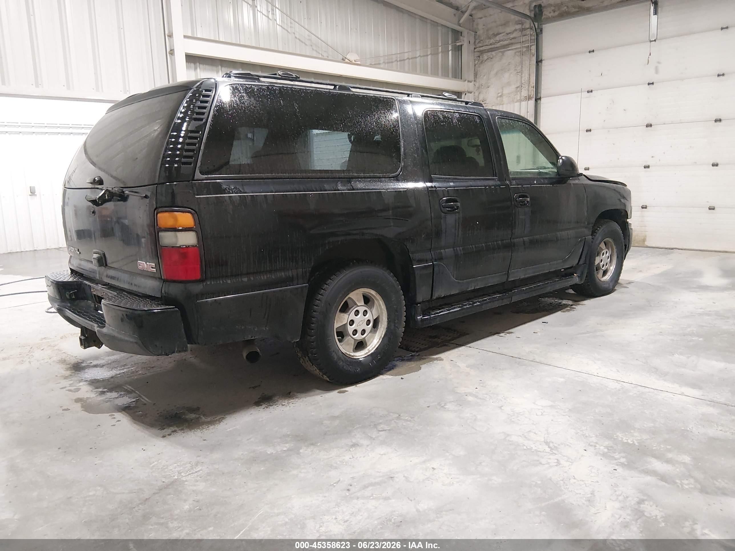 2006 Gmc Yukon Xl 1500 Denali Black vin: 1GKFK66U56J145883