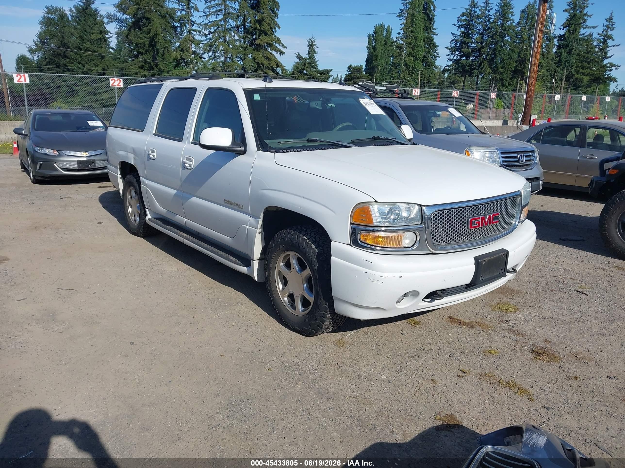 2004 Gmc Yukon Xl 1500 Denali White vin: 1GKFK66U64J269934