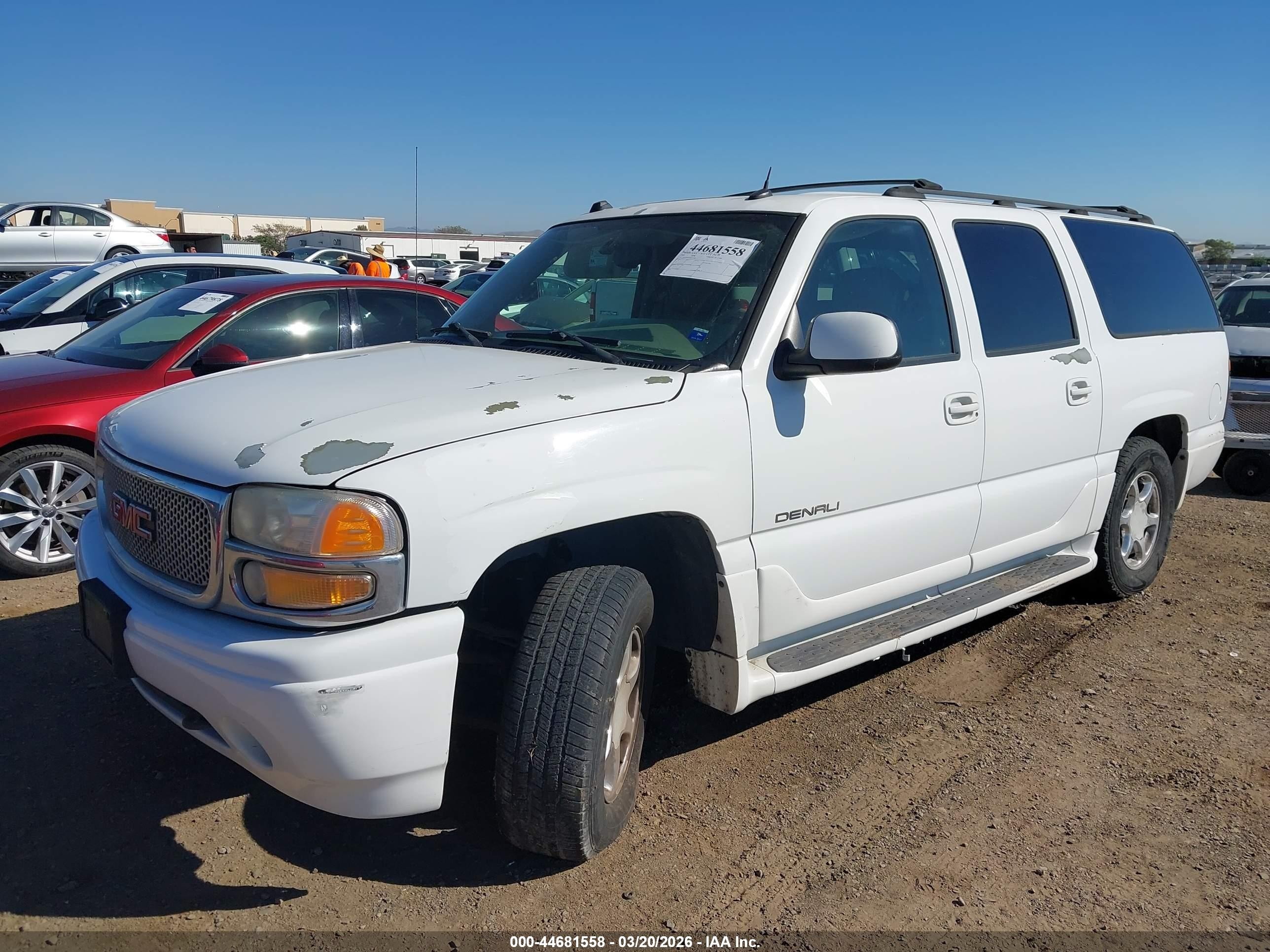2005 Gmc Yukon Xl 1500 Denali Белый vin: 1GKFK66U65J153263