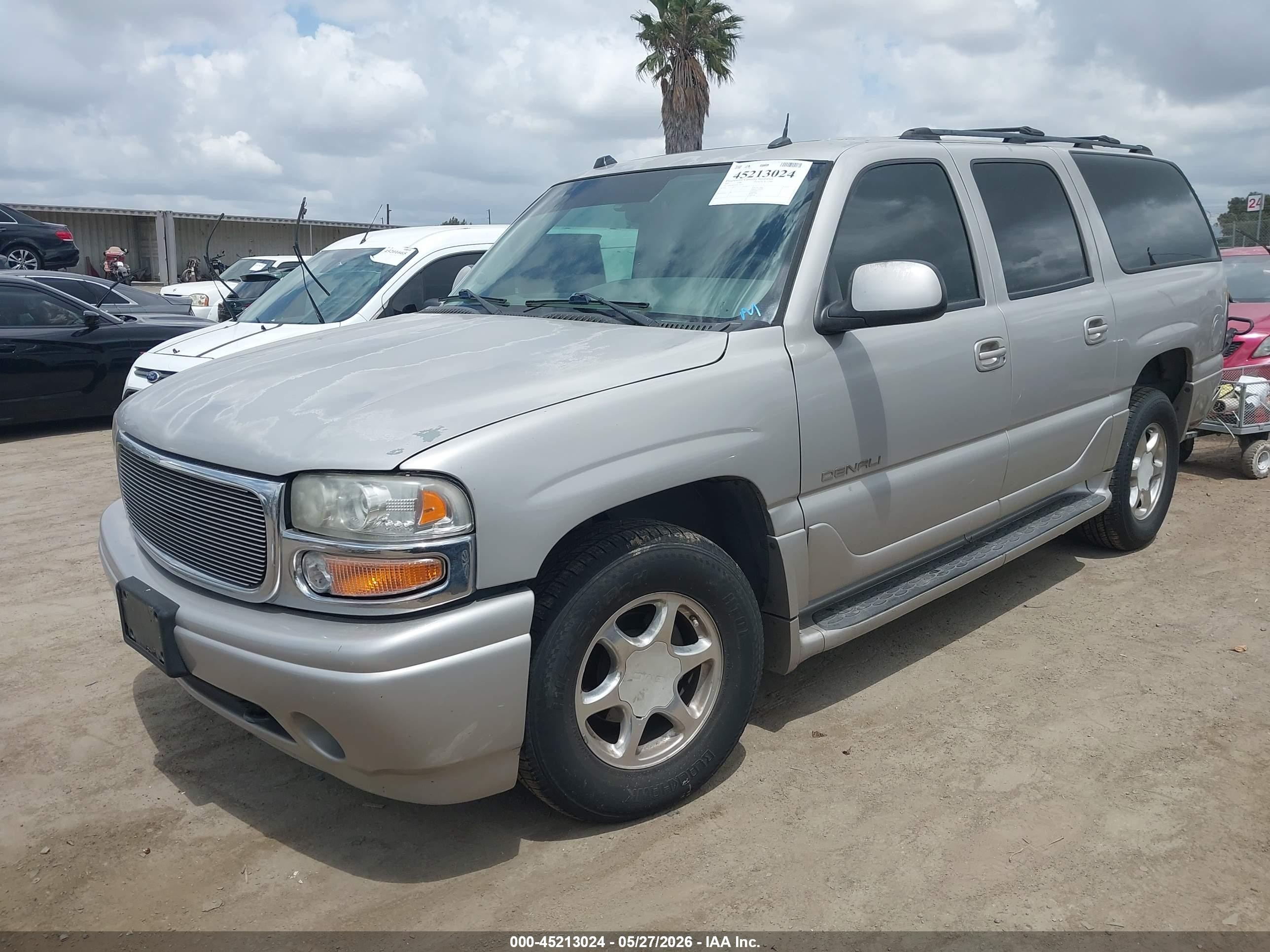 2005 Gmc Yukon Xl 1500 Denali Серый vin: 1GKFK66U85J136156