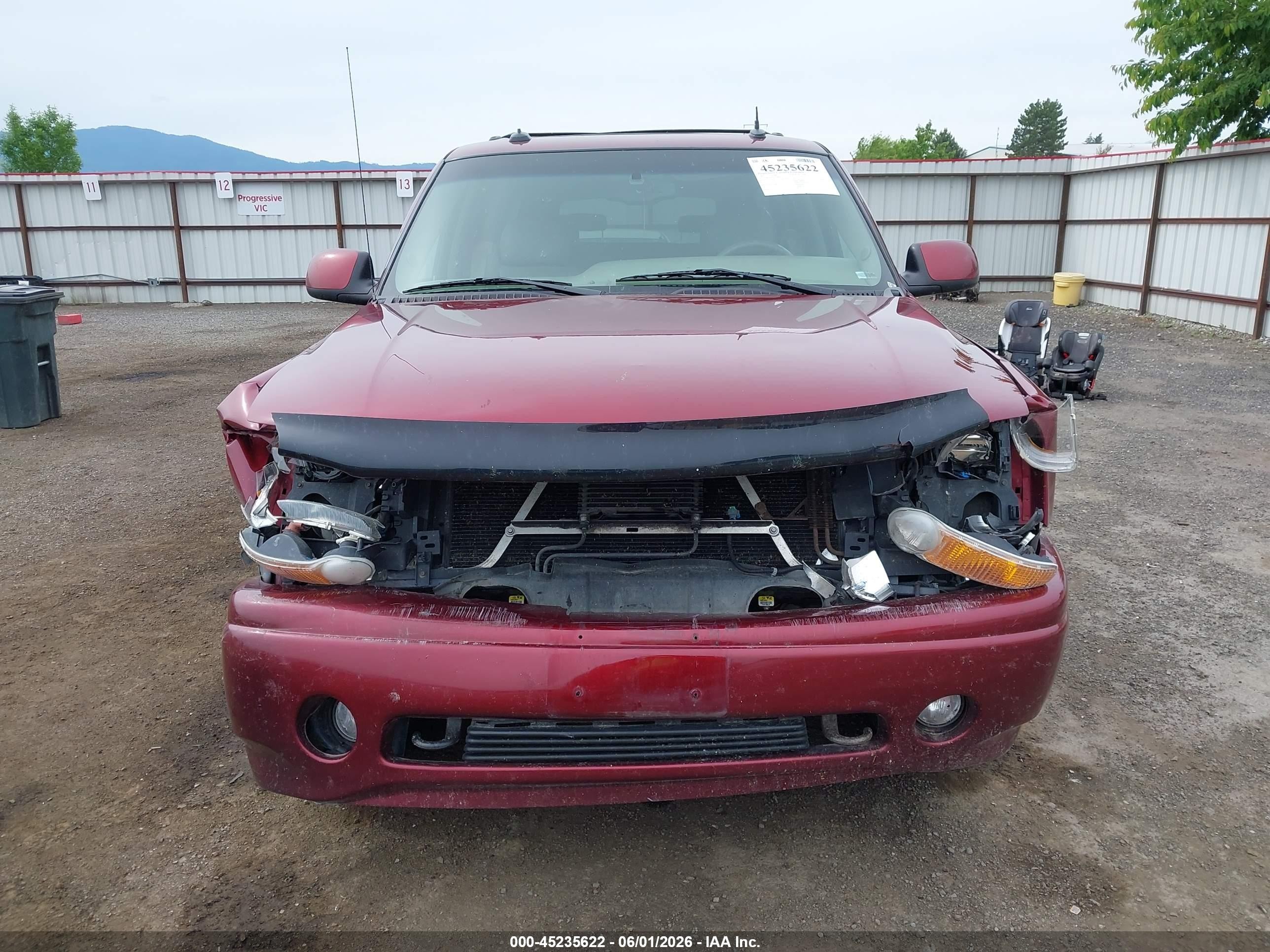 2003 Gmc Yukon Xl 1500 Denali Red vin: 1GKFK66U93J319420