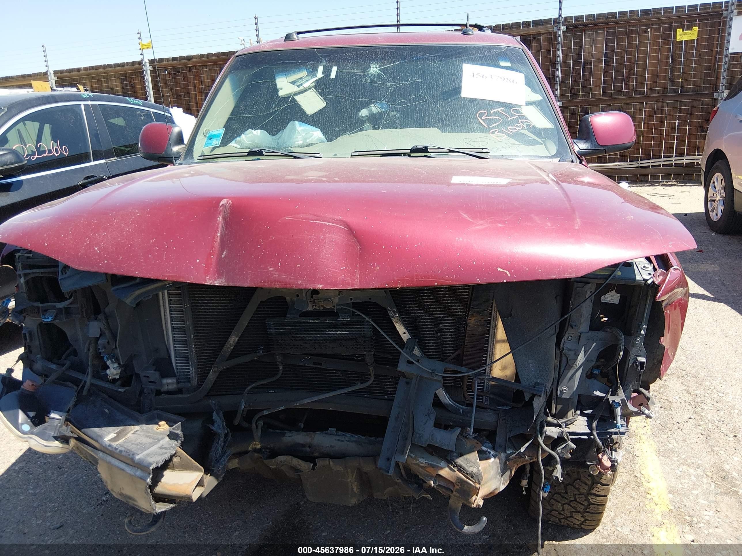 2005 Gmc Yukon Xl 1500 Denali Red vin: 1GKFK66U95J248707