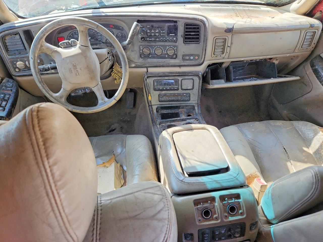 2002 Gmc Denali Xl K1500 Red vin: 1GKFK66UX2J149292