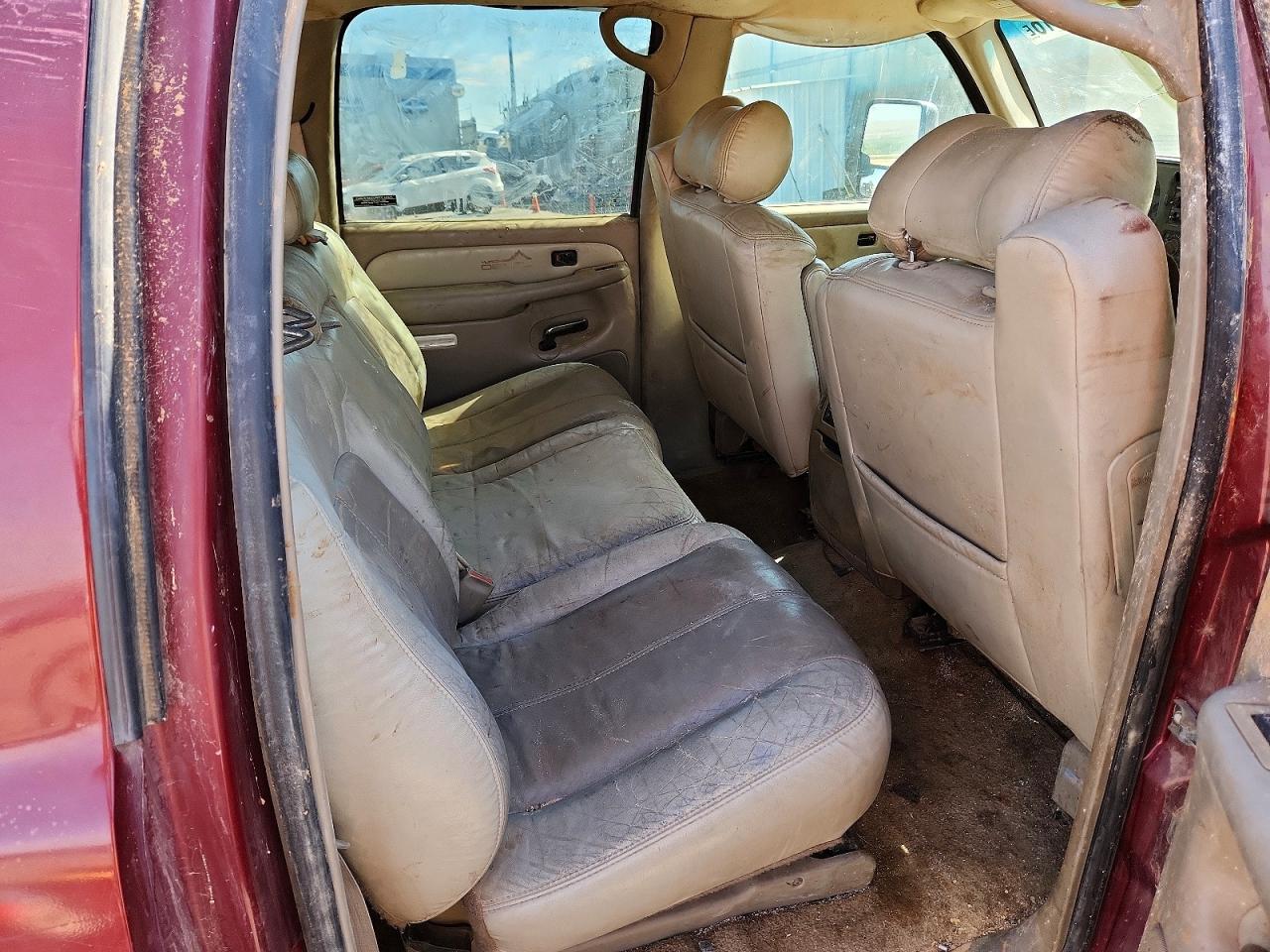 2002 Gmc Denali Xl K1500 Red vin: 1GKFK66UX2J149292