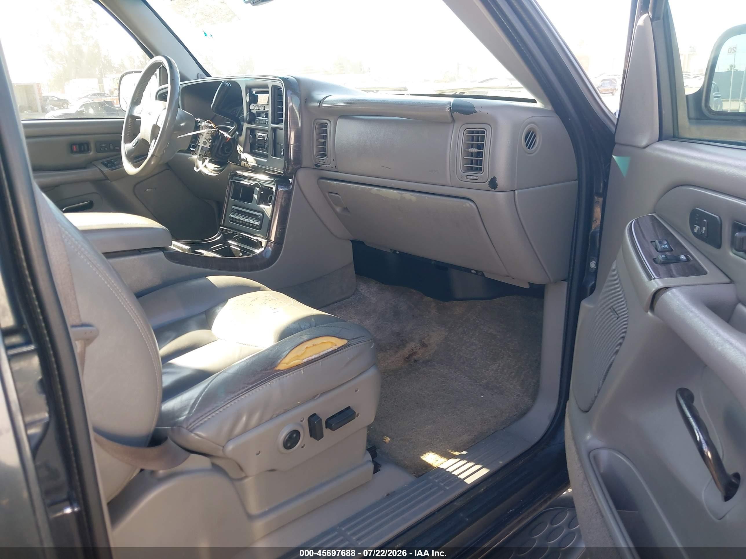 2003 Gmc Yukon Xl 1500 Denali Gray vin: 1GKFK66UX3J254027