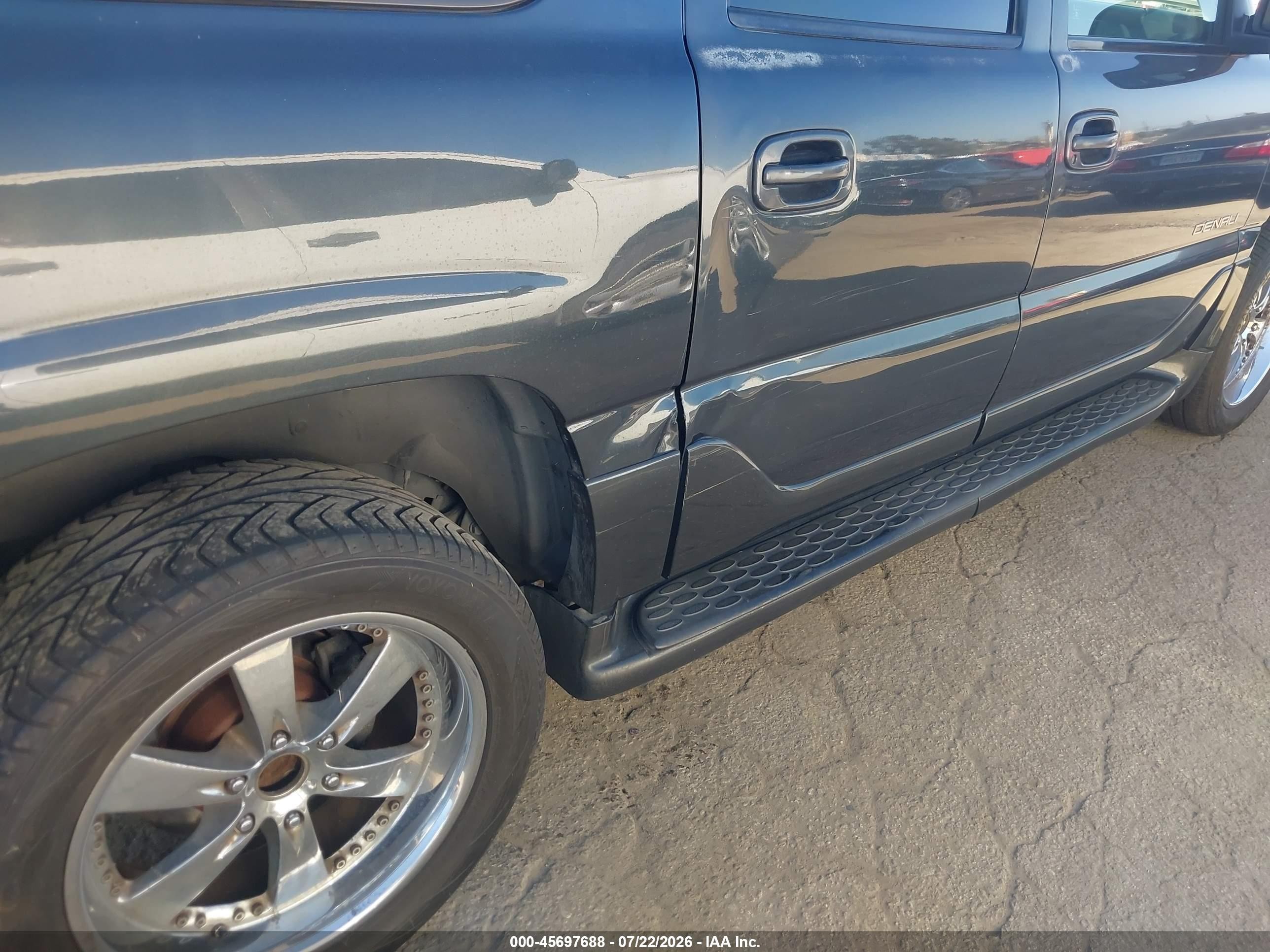 2003 Gmc Yukon Xl 1500 Denali Gray vin: 1GKFK66UX3J254027