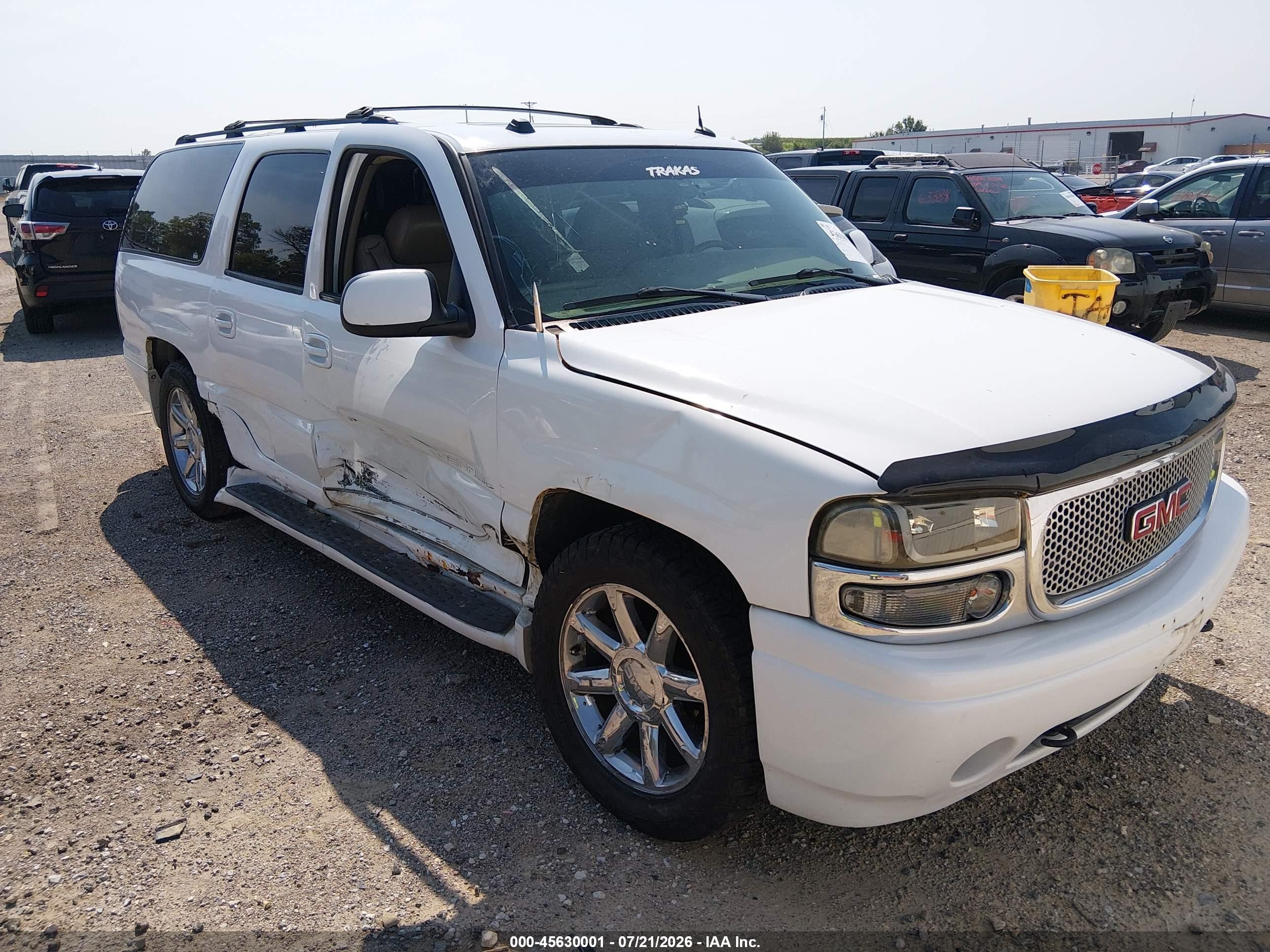 2004 Gmc Yukon Xl 1500 Denali White vin: 1GKFK66UX4J319928