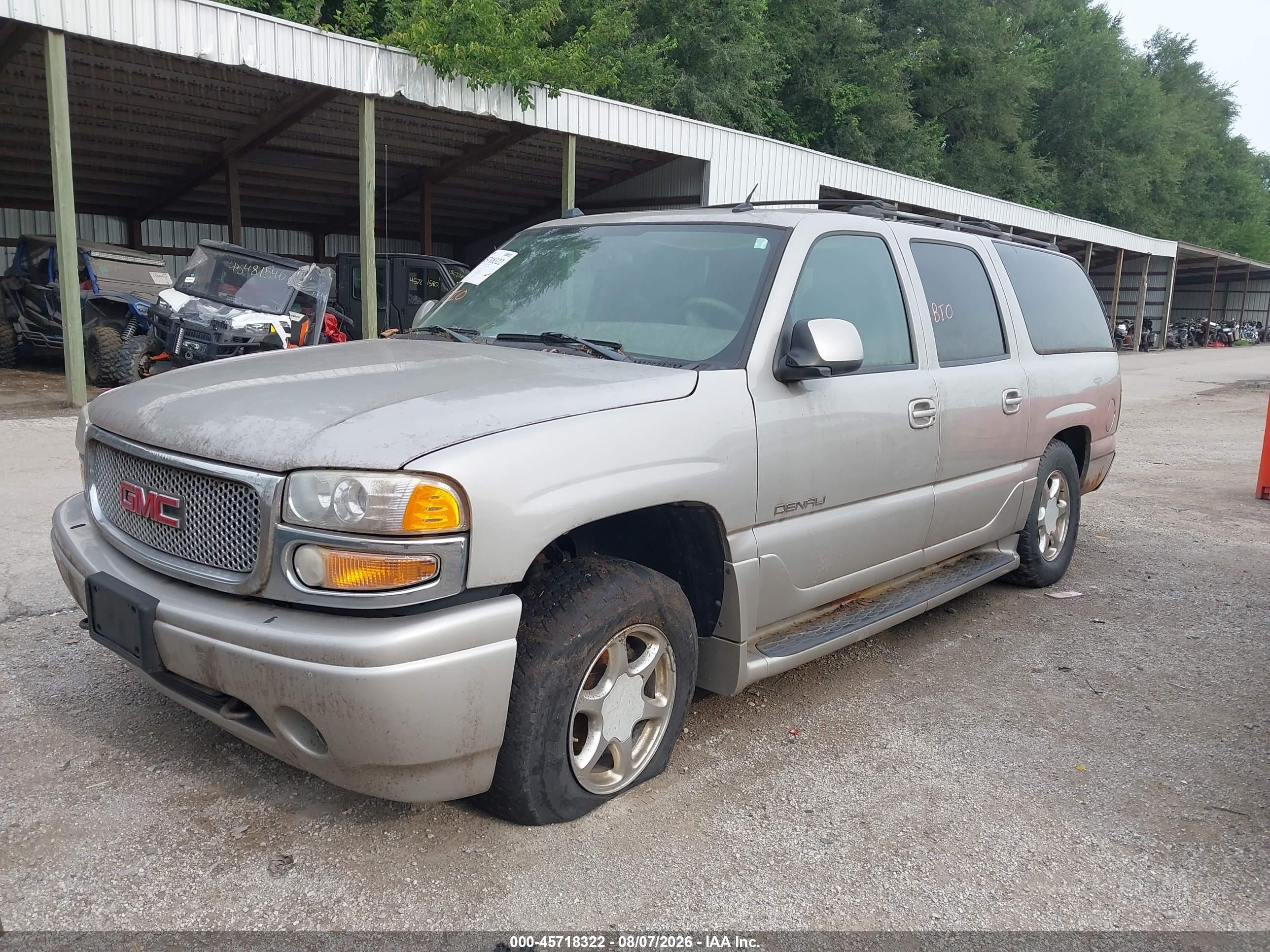 2005 Gmc Yukon Xl 1500 Denali Brown vin: 1GKFK66UX5J174553