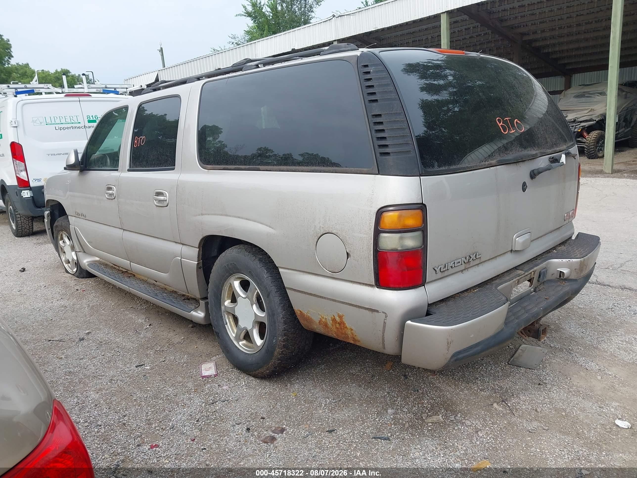 2005 Gmc Yukon Xl 1500 Denali Brown vin: 1GKFK66UX5J174553
