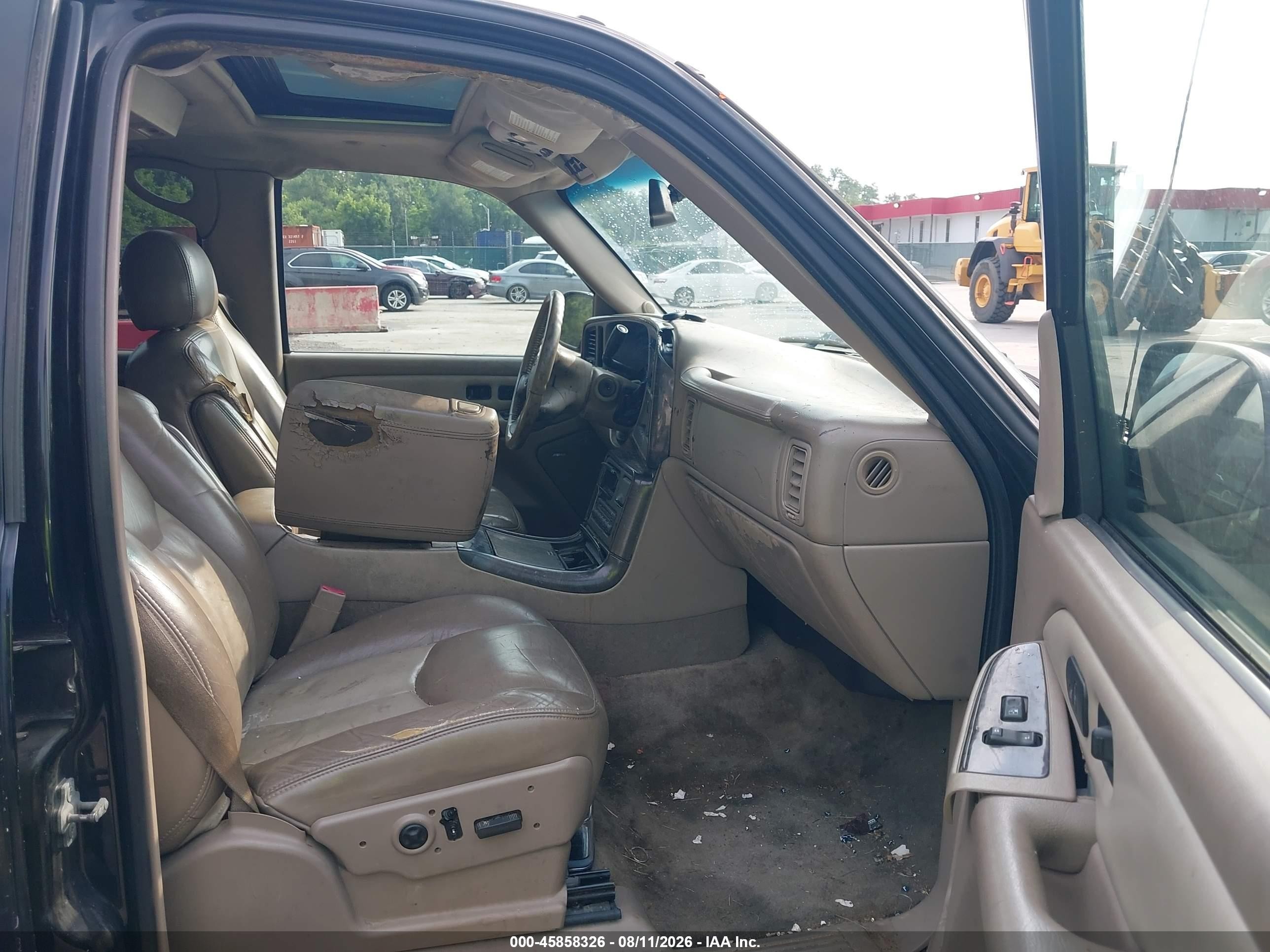 2005 Gmc Yukon Xl 1500 Denali Black vin: 1GKFK66UX5J225131