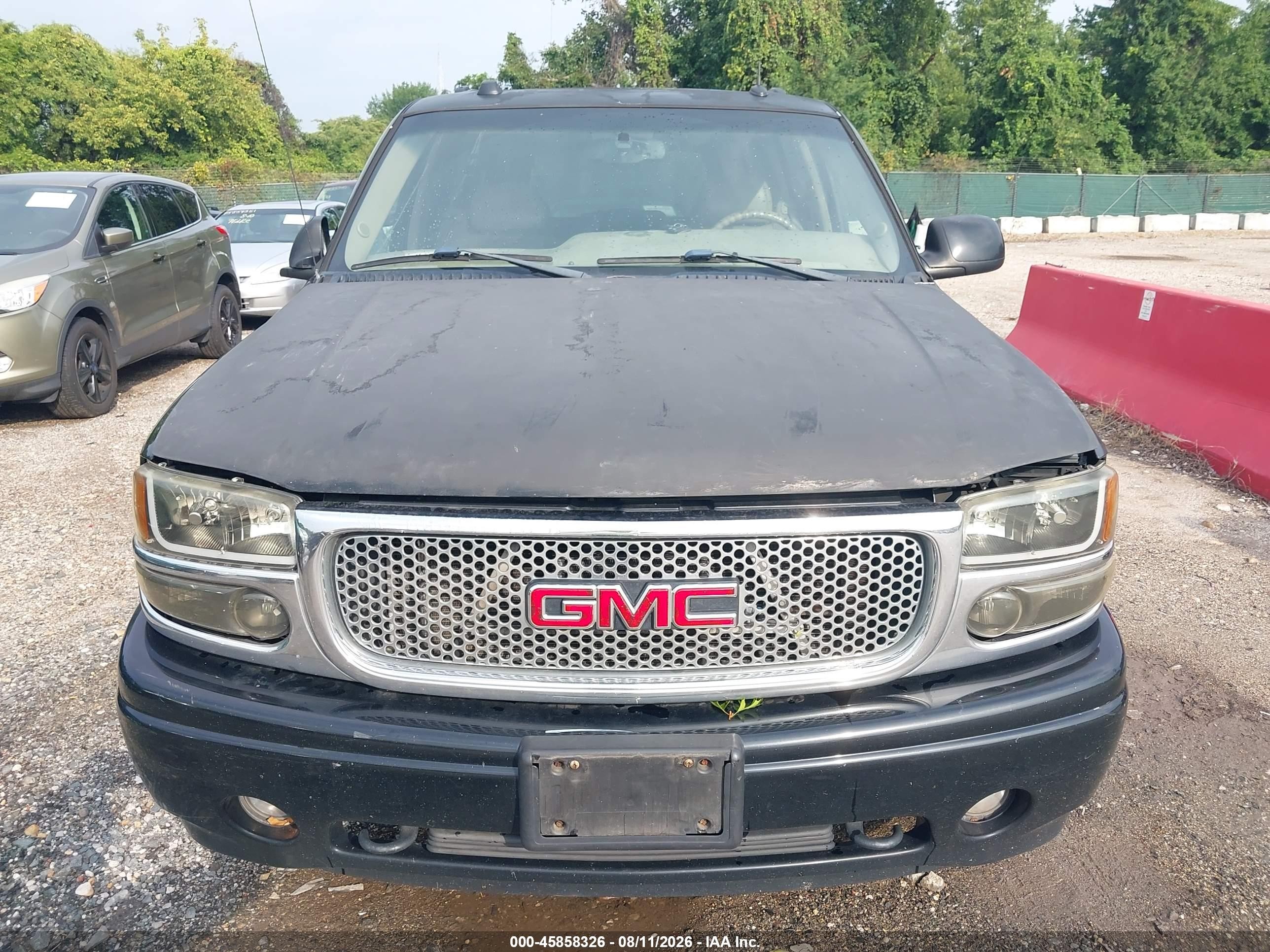 2005 Gmc Yukon Xl 1500 Denali Black vin: 1GKFK66UX5J225131