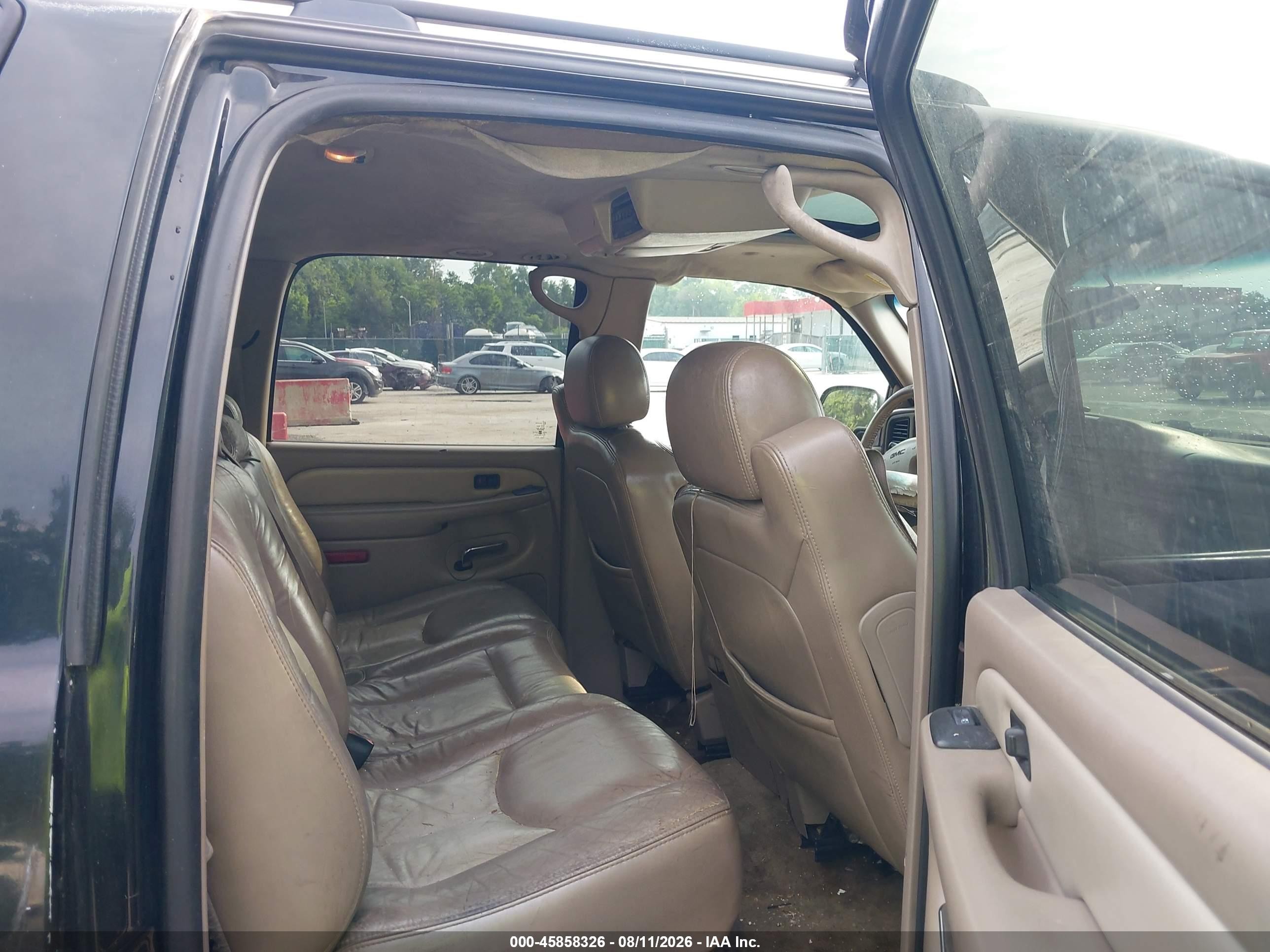 2005 Gmc Yukon Xl 1500 Denali Black vin: 1GKFK66UX5J225131