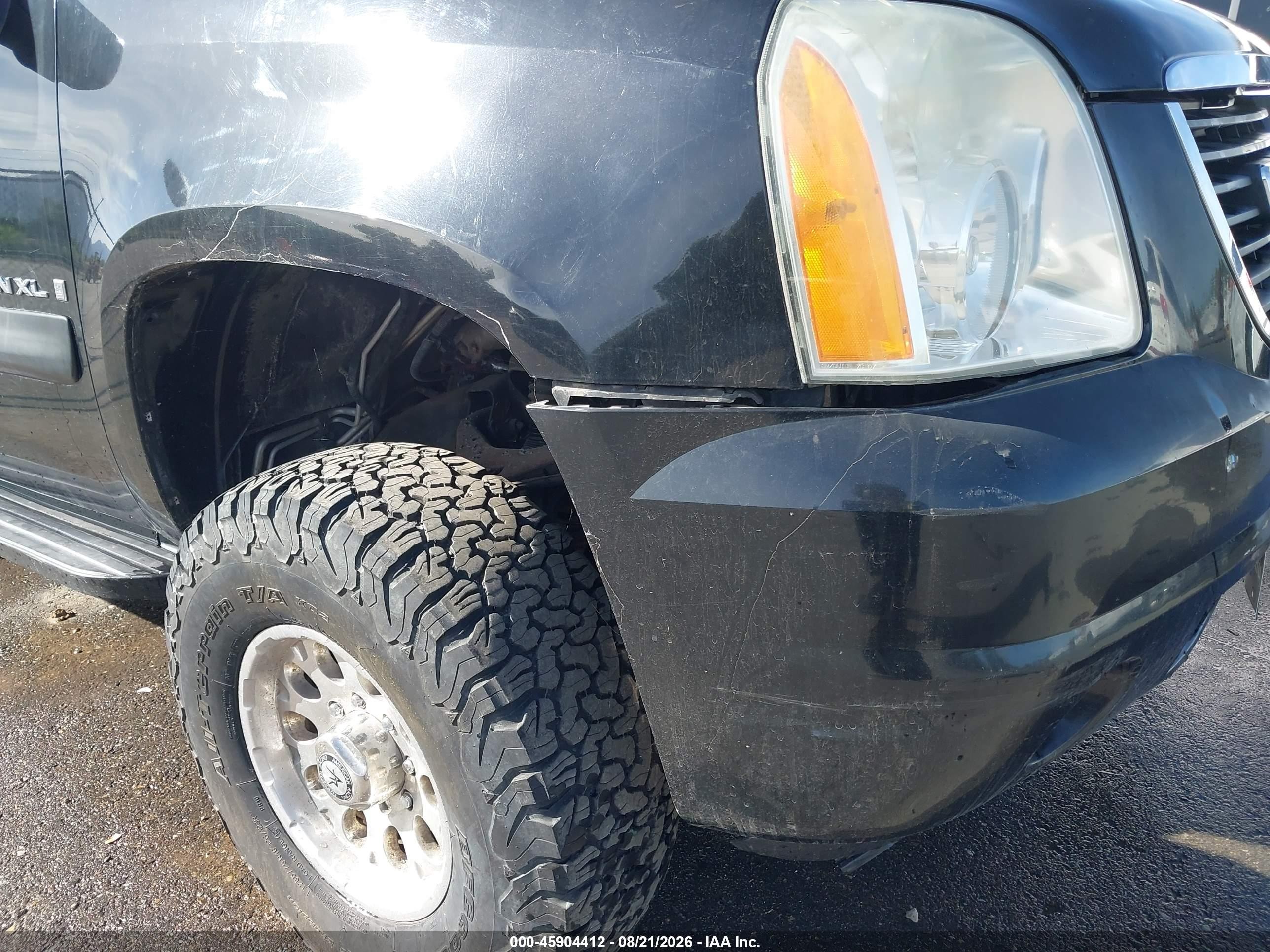 2007 Gmc Yukon Xl Slt Black vin: 1GKGK26K27R205875