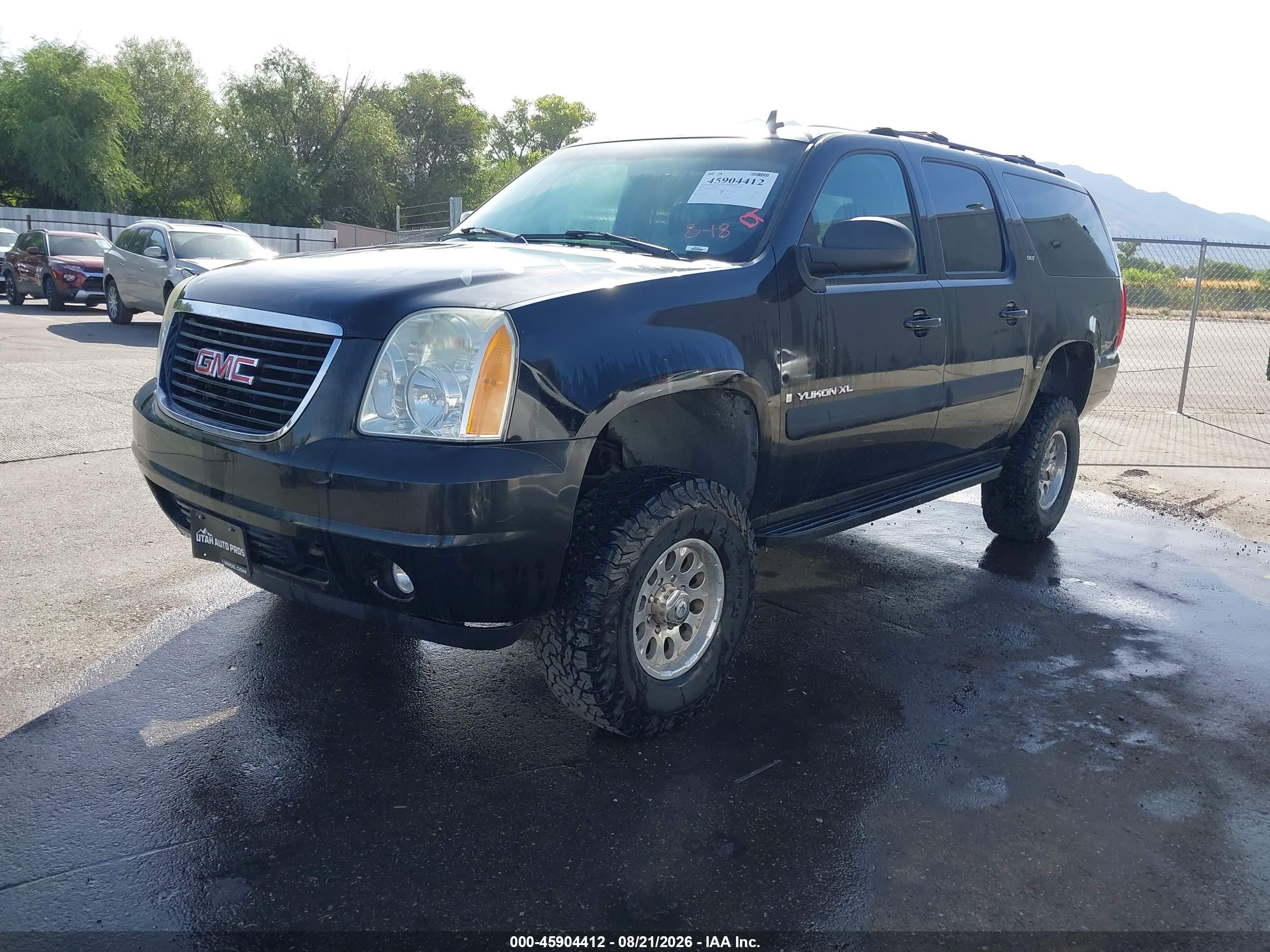 2007 Gmc Yukon Xl Slt Black vin: 1GKGK26K27R205875