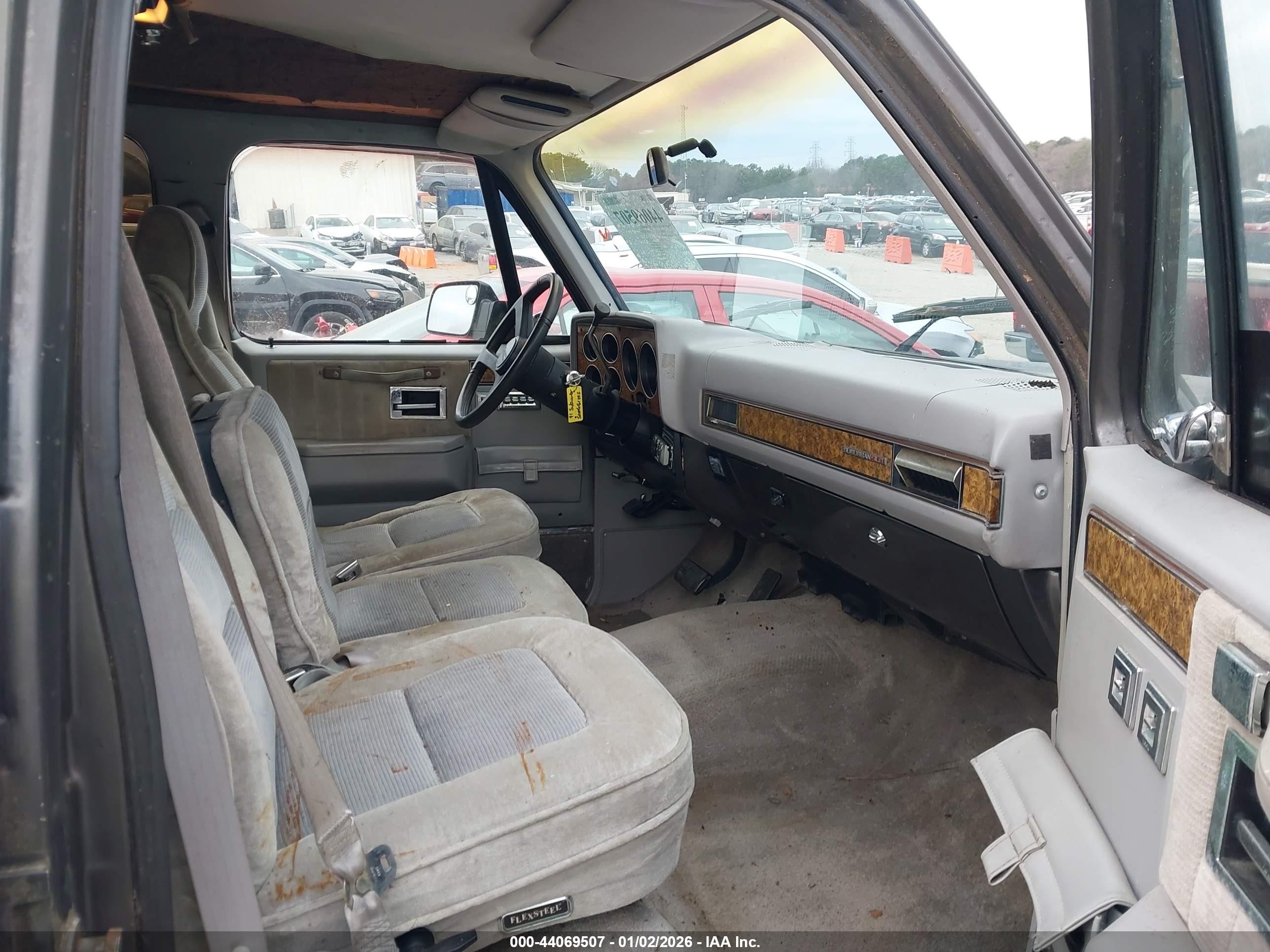 1991 Gmc Suburban R25 Conventional Gray vin: 1GKGR26NXMF522726