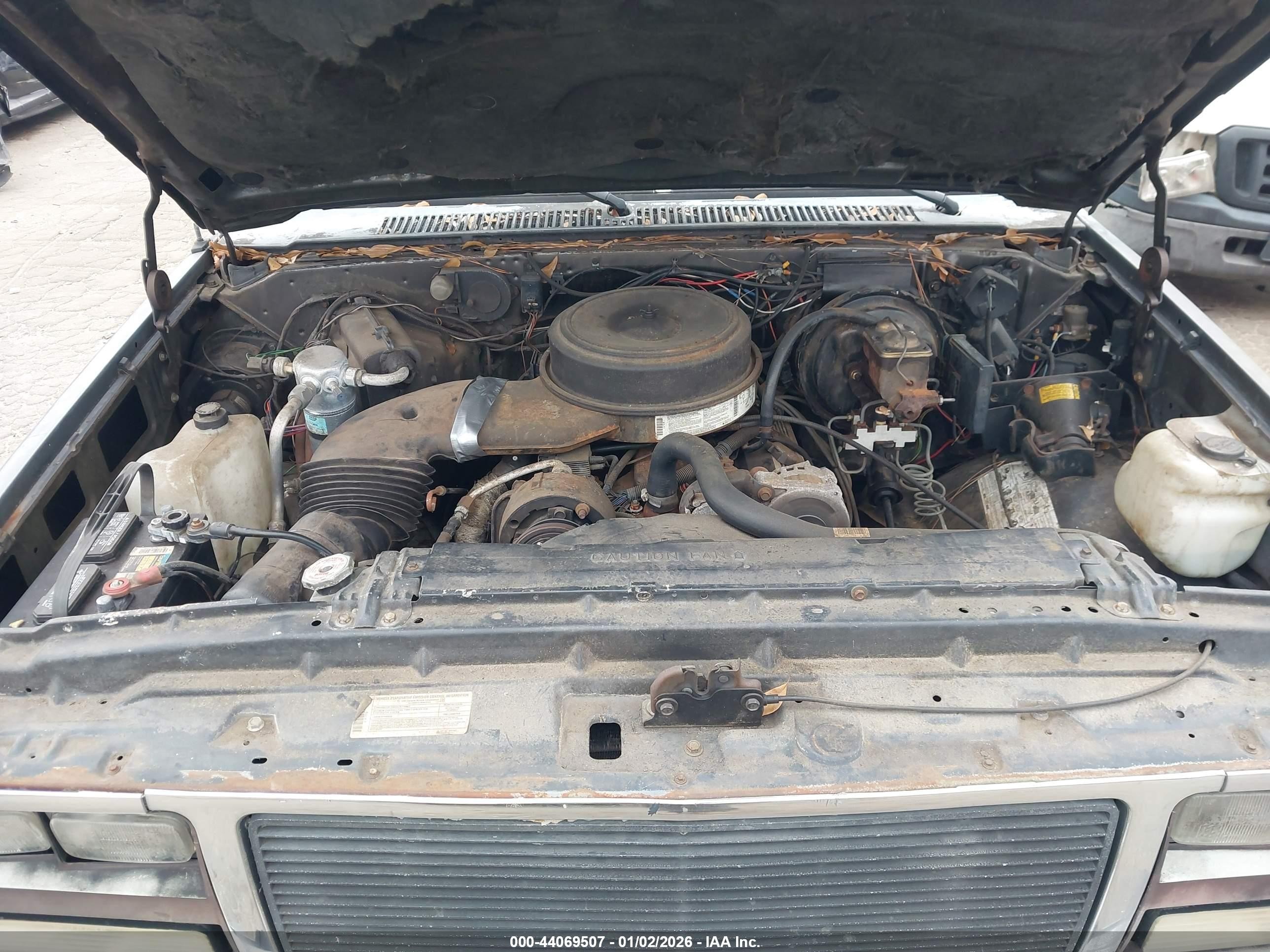 1991 Gmc Suburban R25 Conventional Gray vin: 1GKGR26NXMF522726