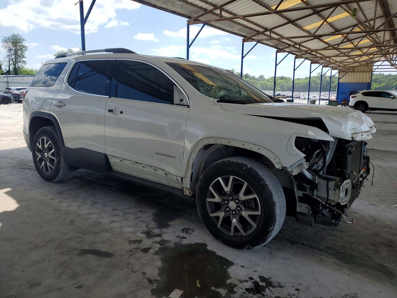 2020 Gmc Acadia Sle White vin: 1GKKNKLA0LZ130715
