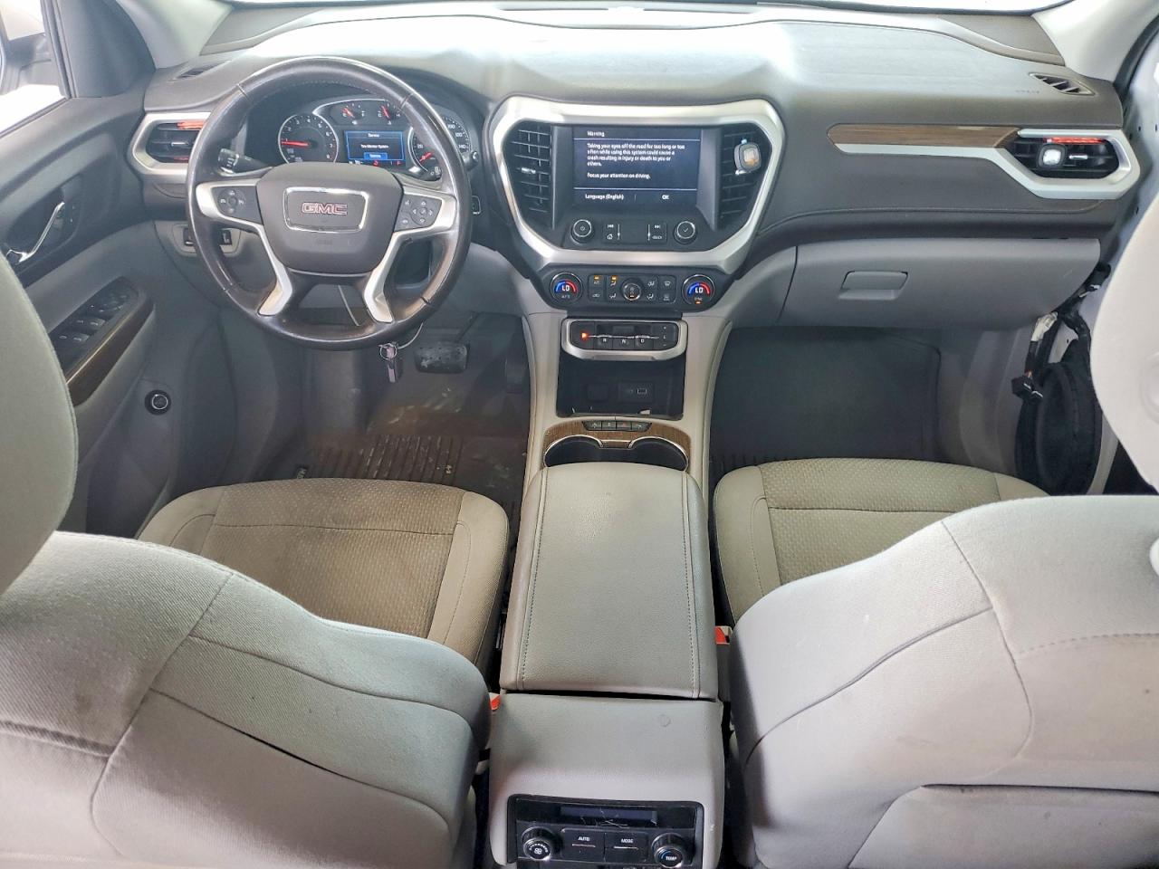 2020 Gmc Acadia Sle White vin: 1GKKNKLA0LZ130715