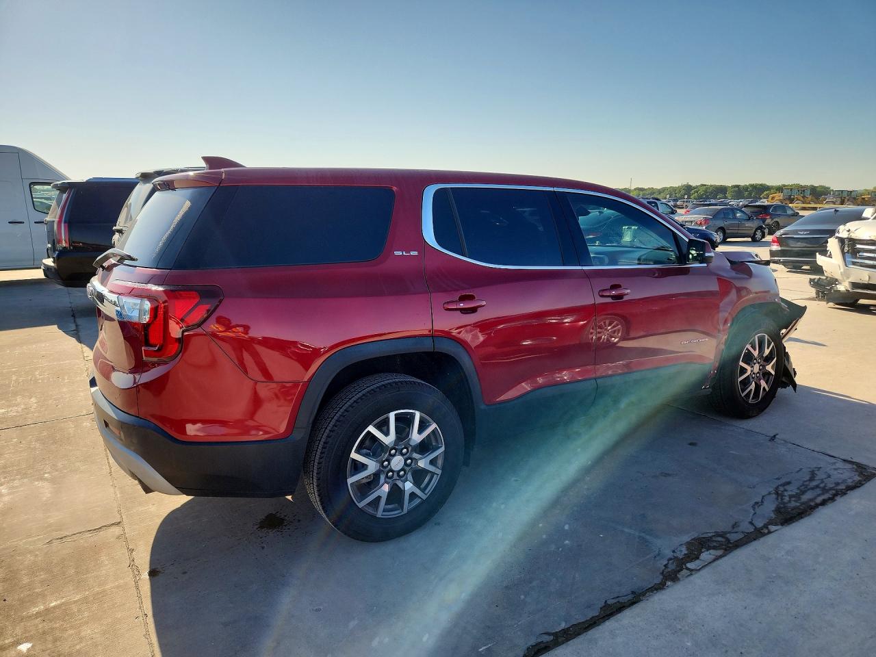 2020 Gmc Acadia Sle Red vin: 1GKKNKLA0LZ214937