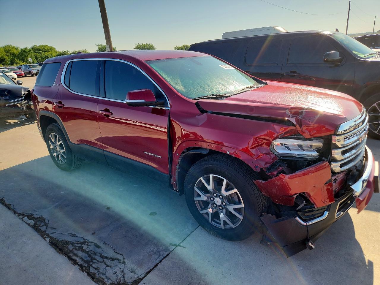 2020 Gmc Acadia Sle Red vin: 1GKKNKLA0LZ214937