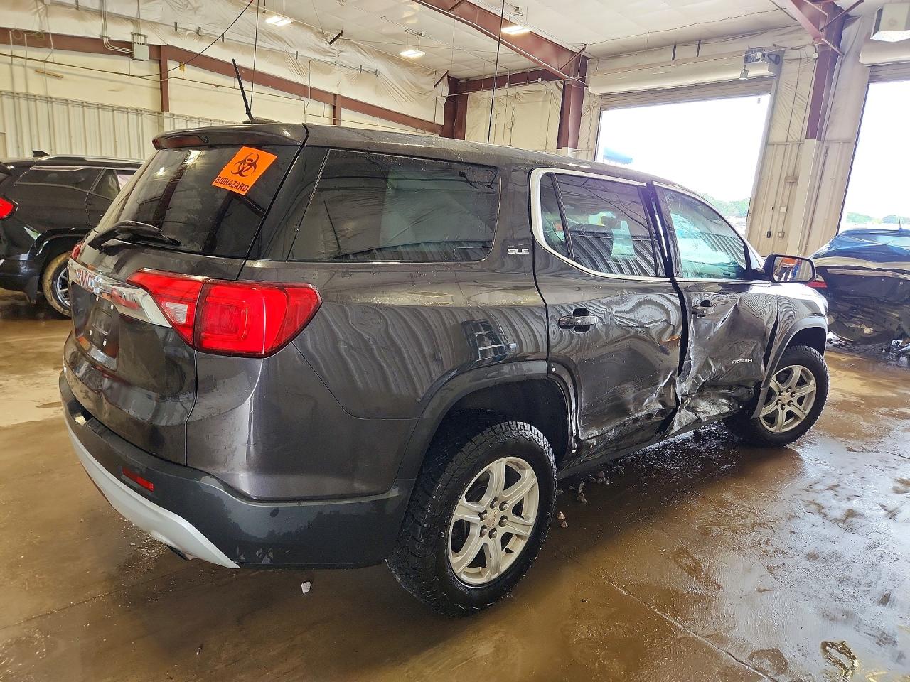2017 Gmc Acadia Sle Gray vin: 1GKKNKLA1HZ150284