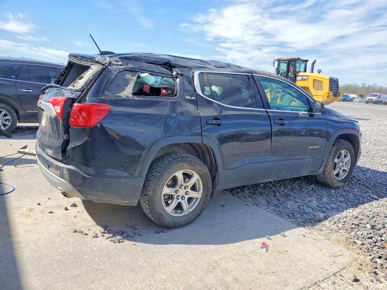 2017 Gmc Acadia Sle Black vin: 1GKKNKLA2HZ199168