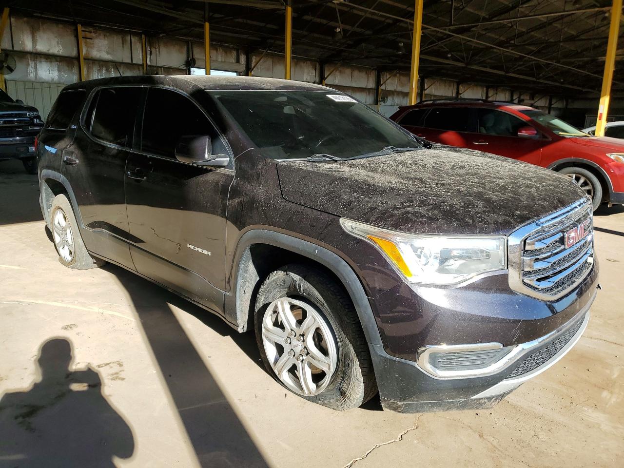 2018 Gmc Acadia Sle Gray vin: 1GKKNKLA2JZ110642