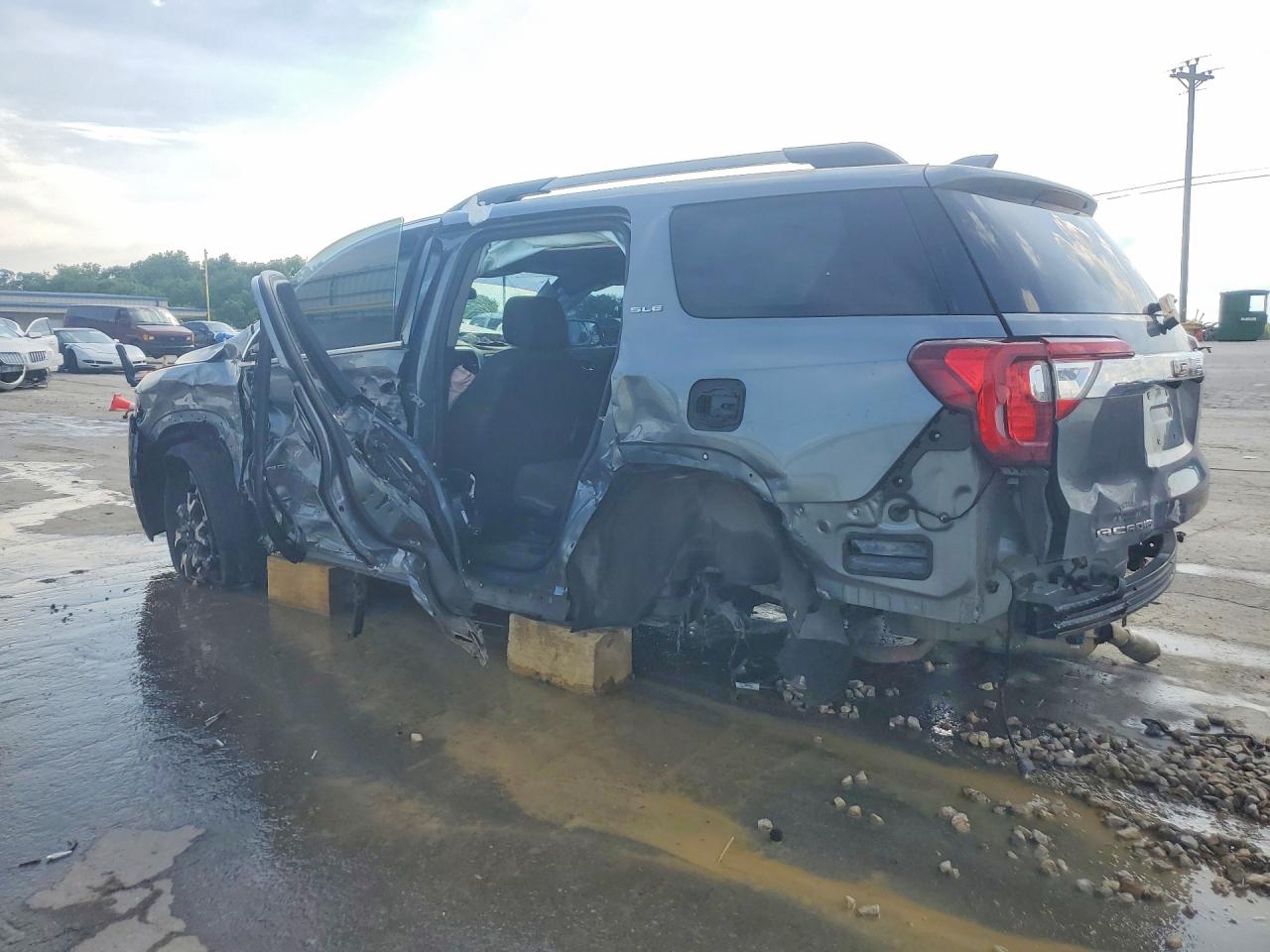 2020 Gmc Acadia Sle Gray vin: 1GKKNKLA2LZ161092