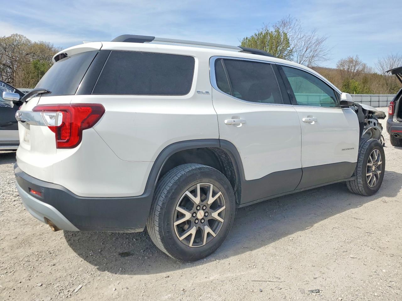 2020 Gmc Acadia Sle White vin: 1GKKNKLA5LZ218871