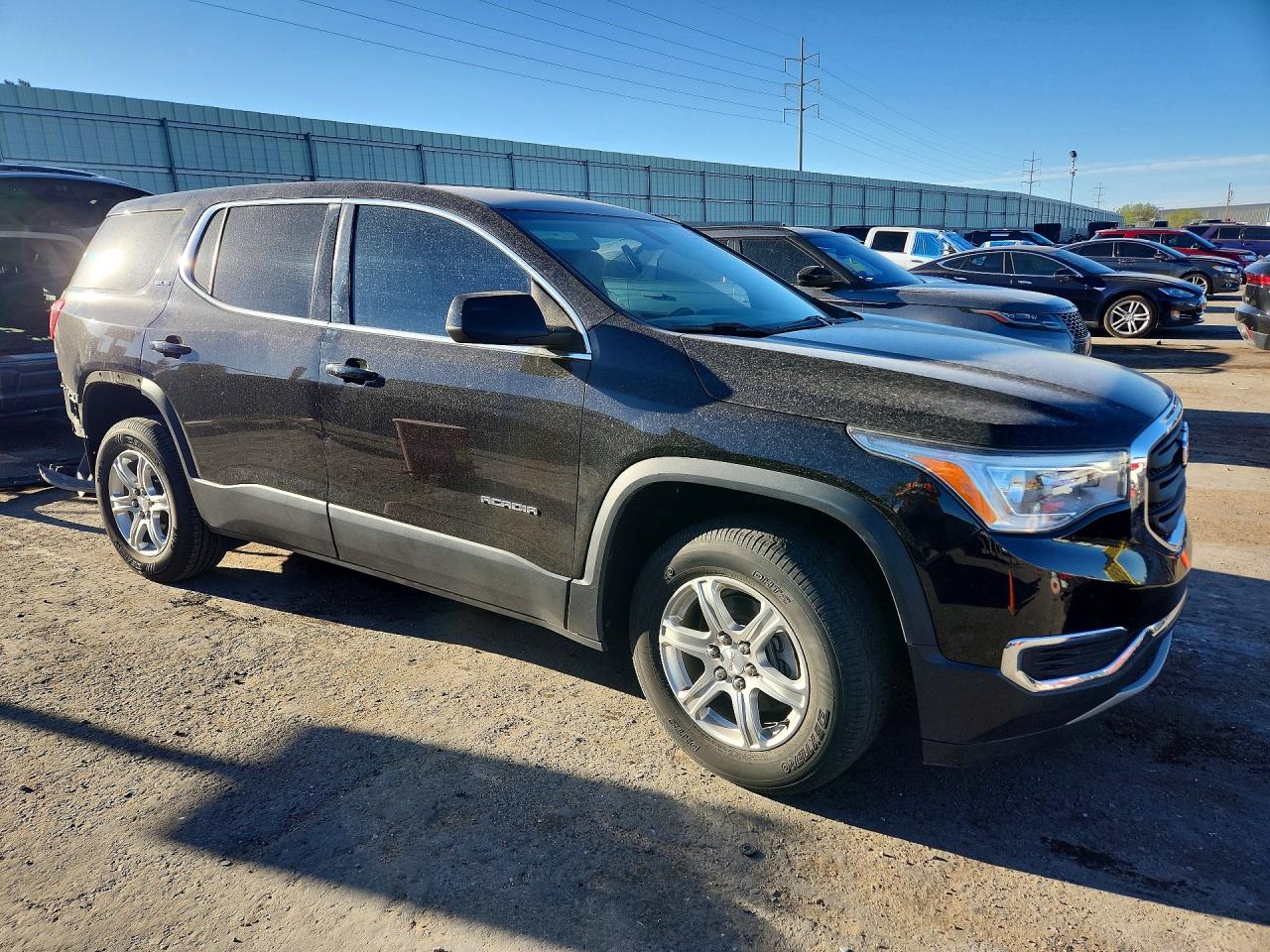 2017 Gmc Acadia Sle Black vin: 1GKKNKLA8HZ243870
